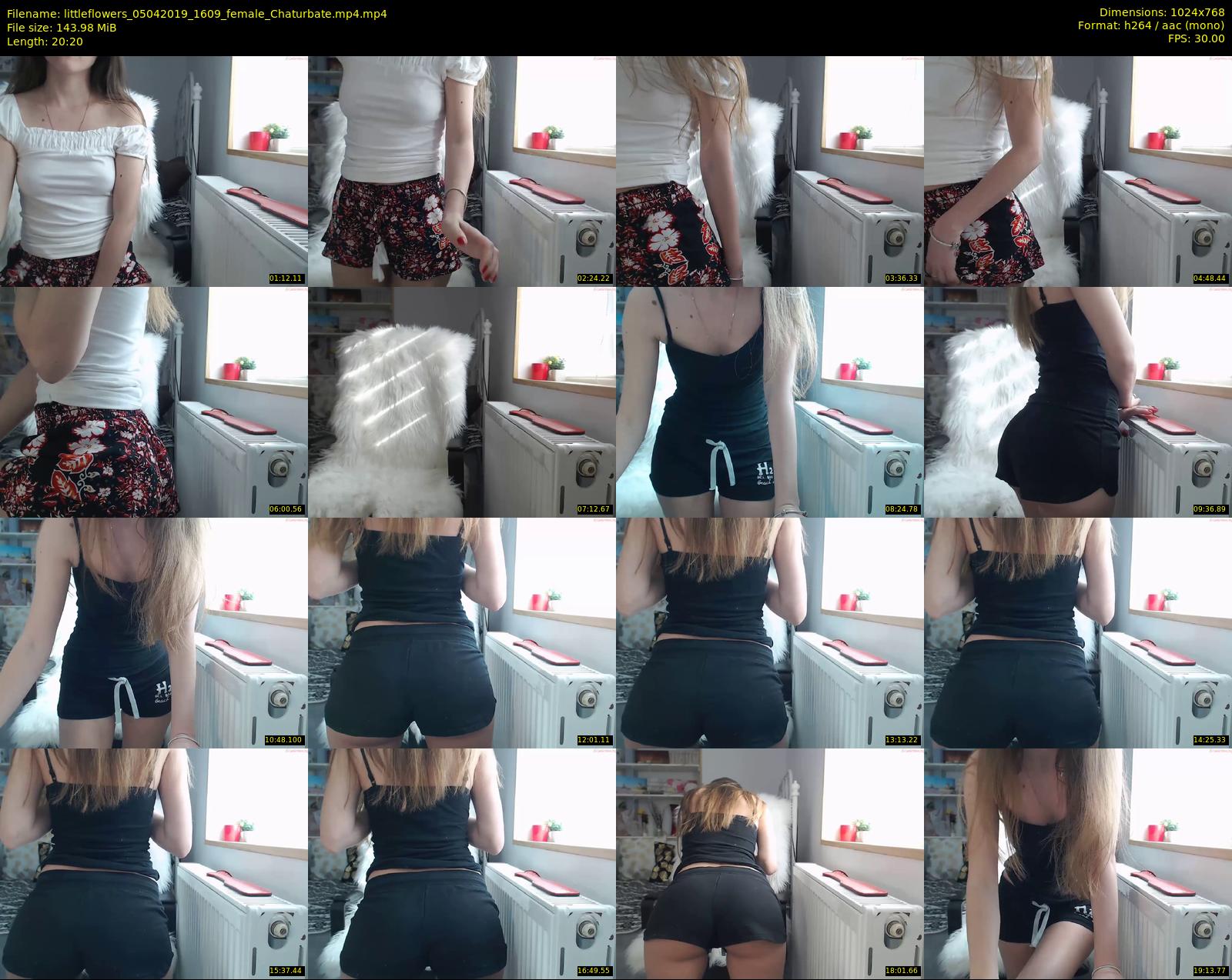 littleflowers — 21 minute Chaturbate female cam show recording, 720p, Apr 5, 2019