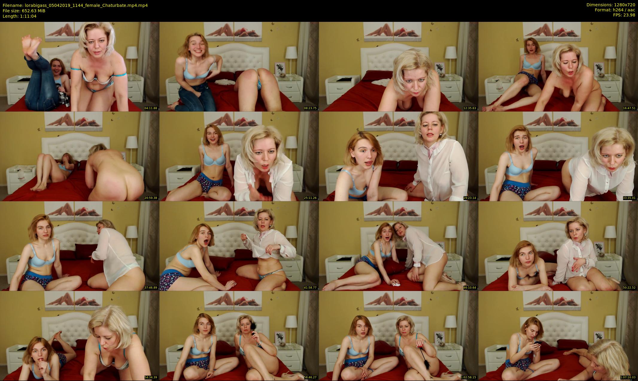lorabigass — 72 minute Chaturbate female cam show recording, 720p, Apr 5, 2019