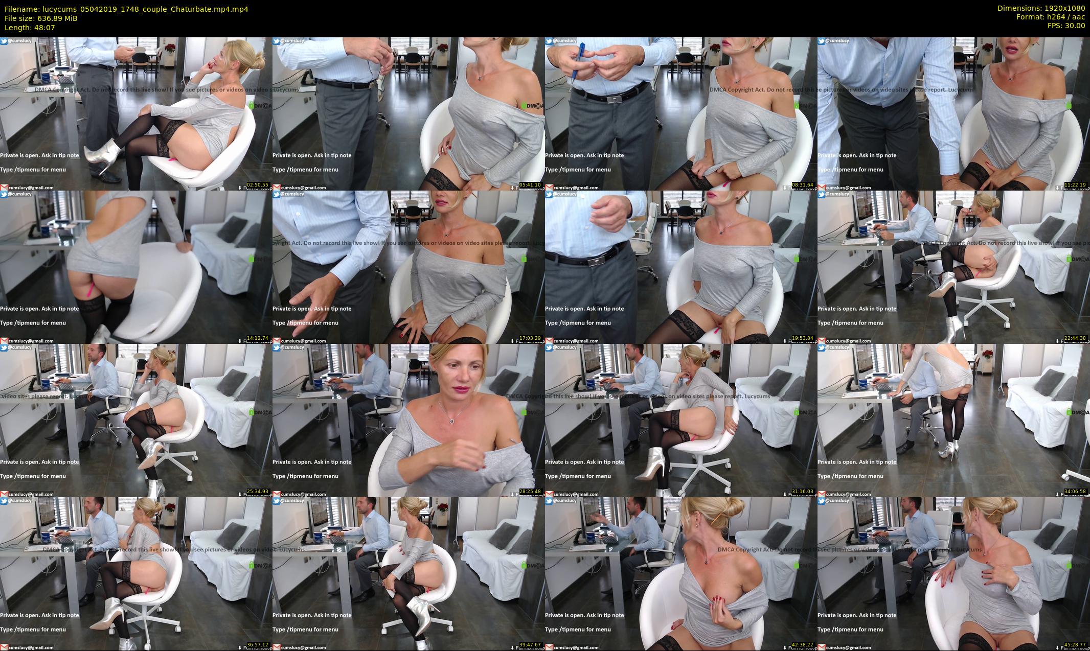 lucycums — 49 minute Chaturbate couple cam show recording, 1080p, Apr 5, 2019