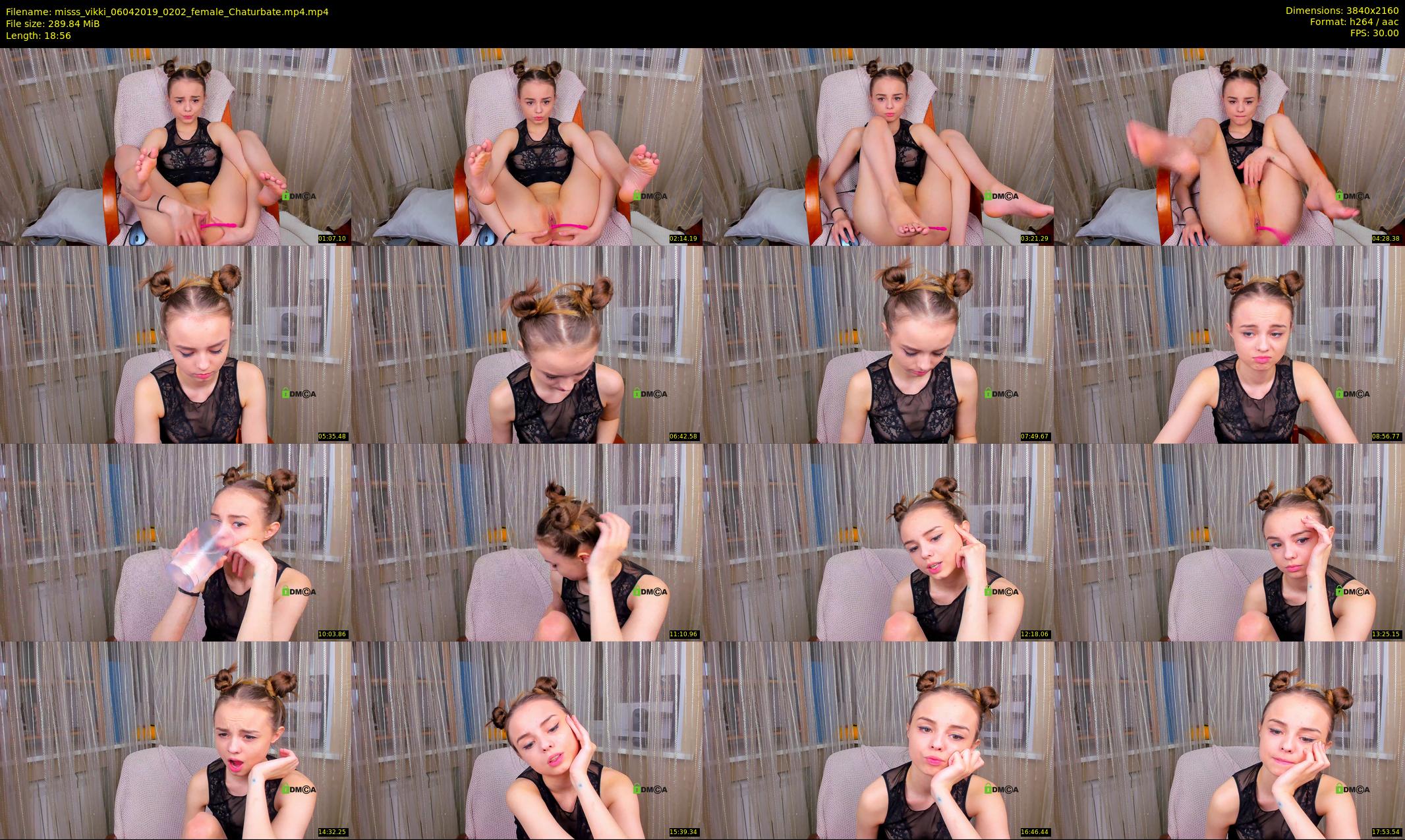 misss_vikki — 19 minute Chaturbate female cam show recording, 4K, Apr 6, 2019