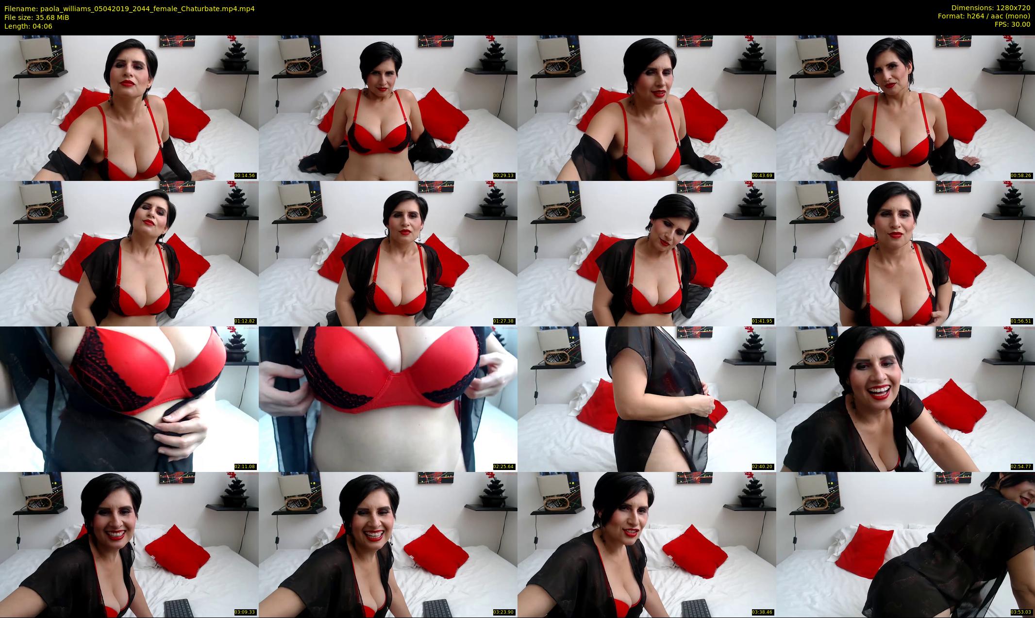 paola_williams — 5 minute Chaturbate female cam show recording, 720p, Apr 5, 2019