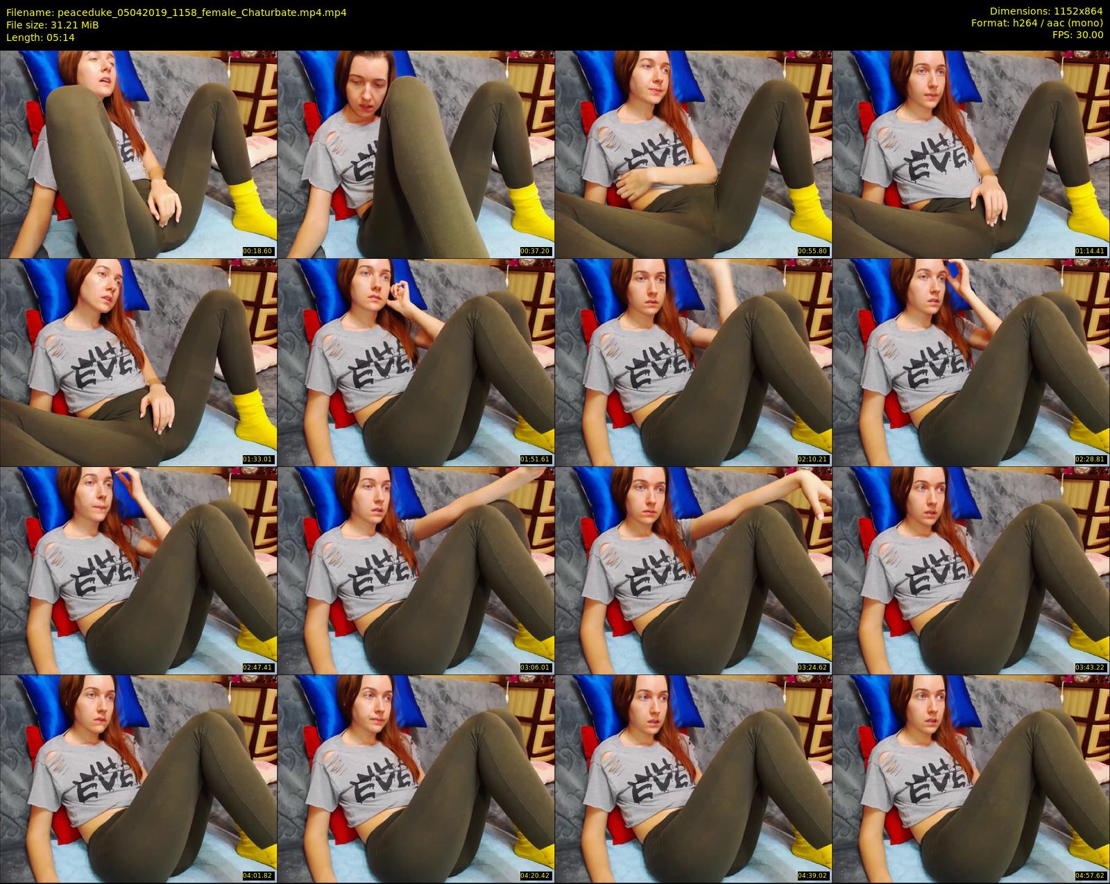 peaceduke — 6 minute Chaturbate female cam show recording, 720p, Apr 5, 2019