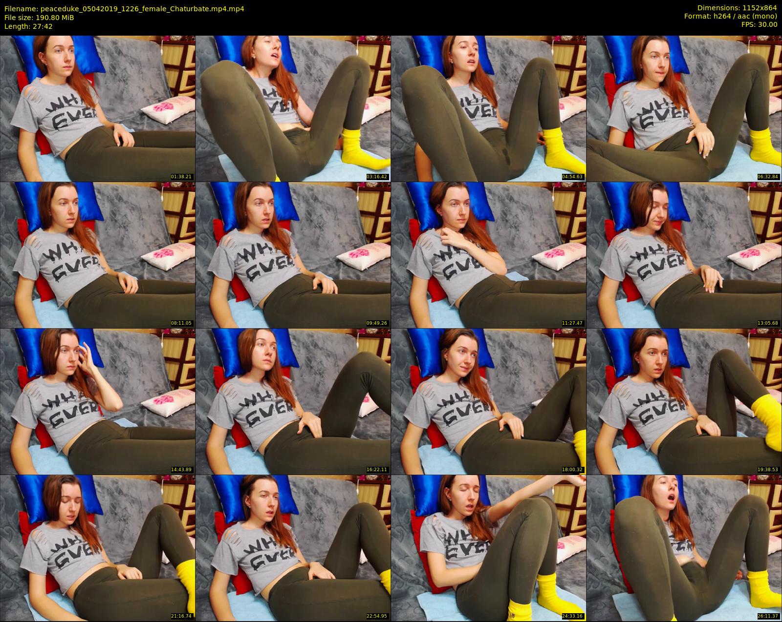 peaceduke — 28 minute Chaturbate female cam show recording, 720p, Apr 5, 2019