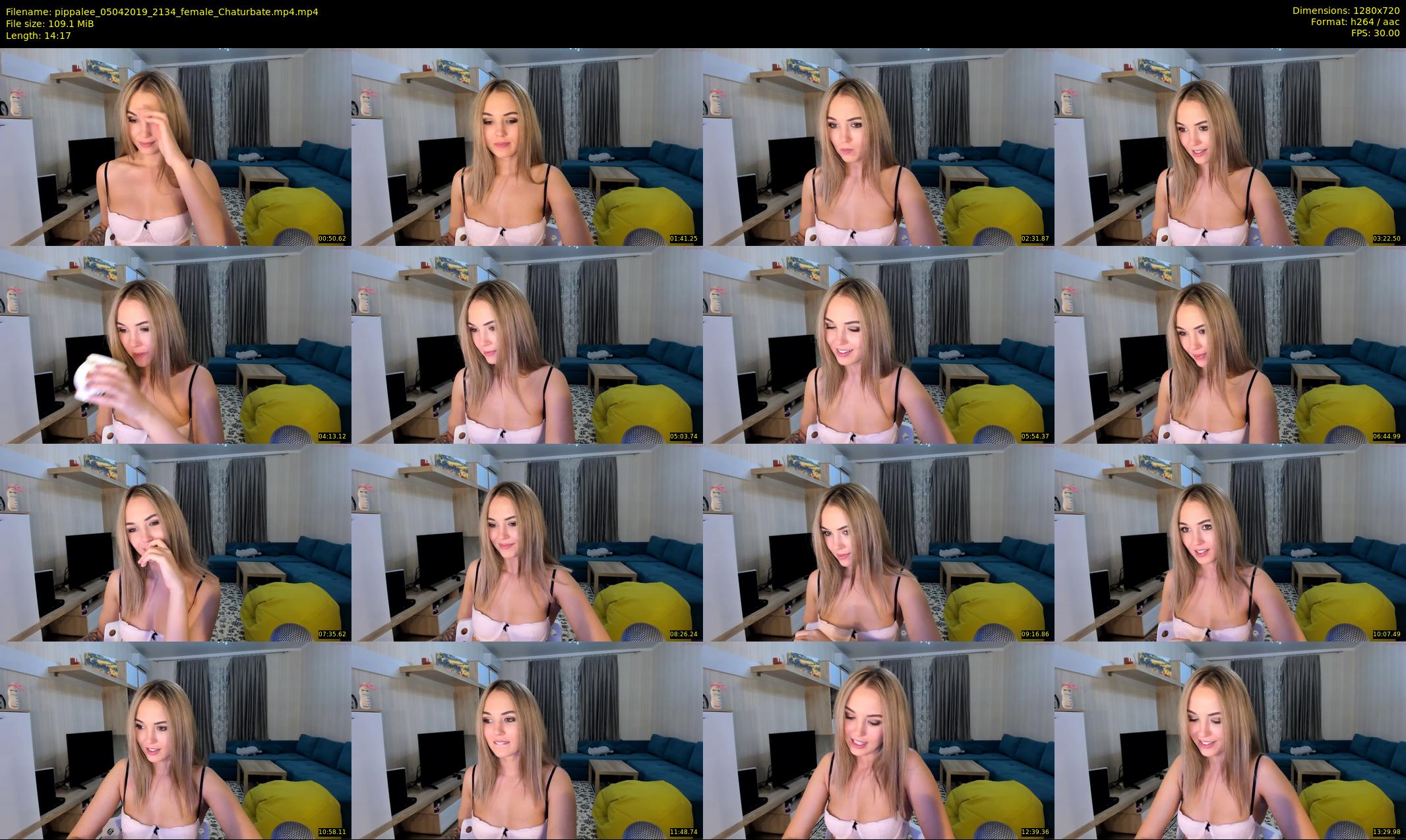 pippalee — 15 minute Chaturbate female cam show recording, 720p, Apr 5, 2019