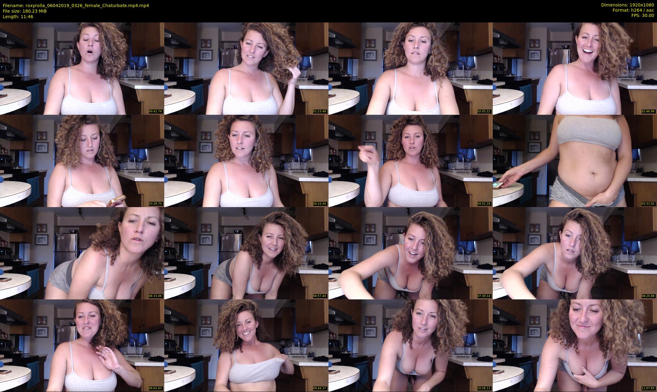 roxyrolla — 12 minute Chaturbate female cam show recording, 1080p, Apr 6, 2019