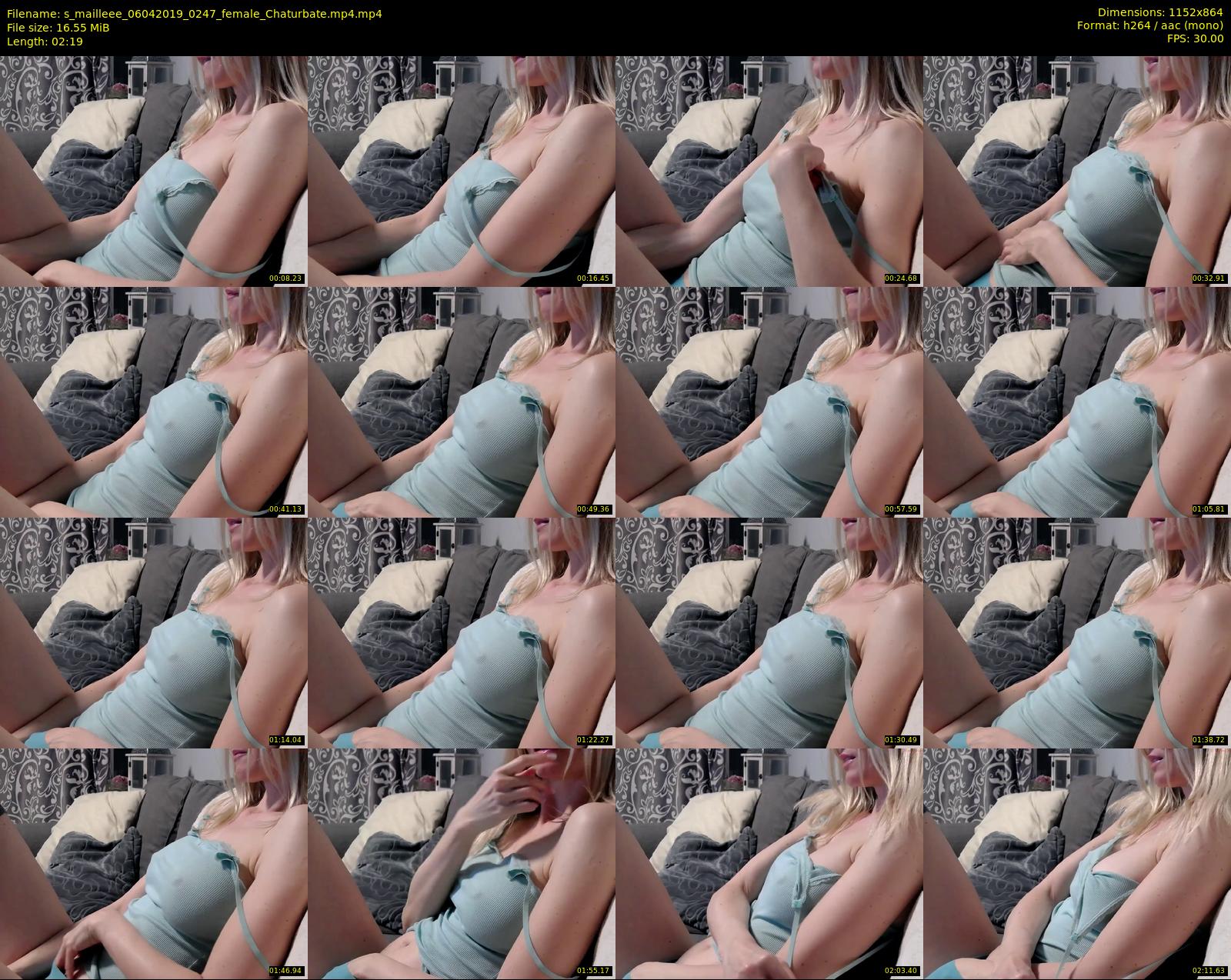 s_mailleee — 3 minute Chaturbate female cam show recording, 720p, Apr 6, 2019