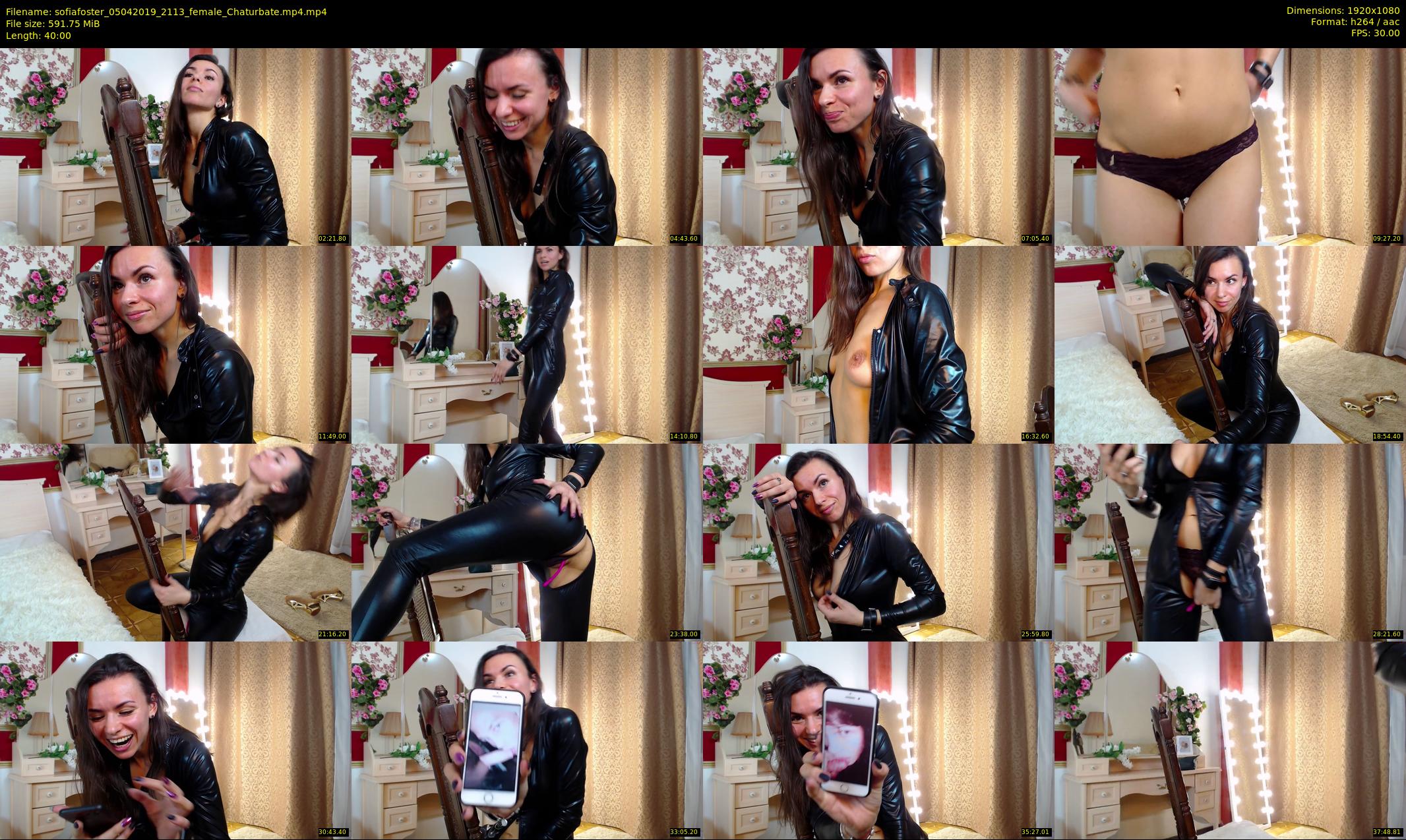 sofiafoster — 40 minute Chaturbate female cam show recording, 1080p, Apr 5, 2019