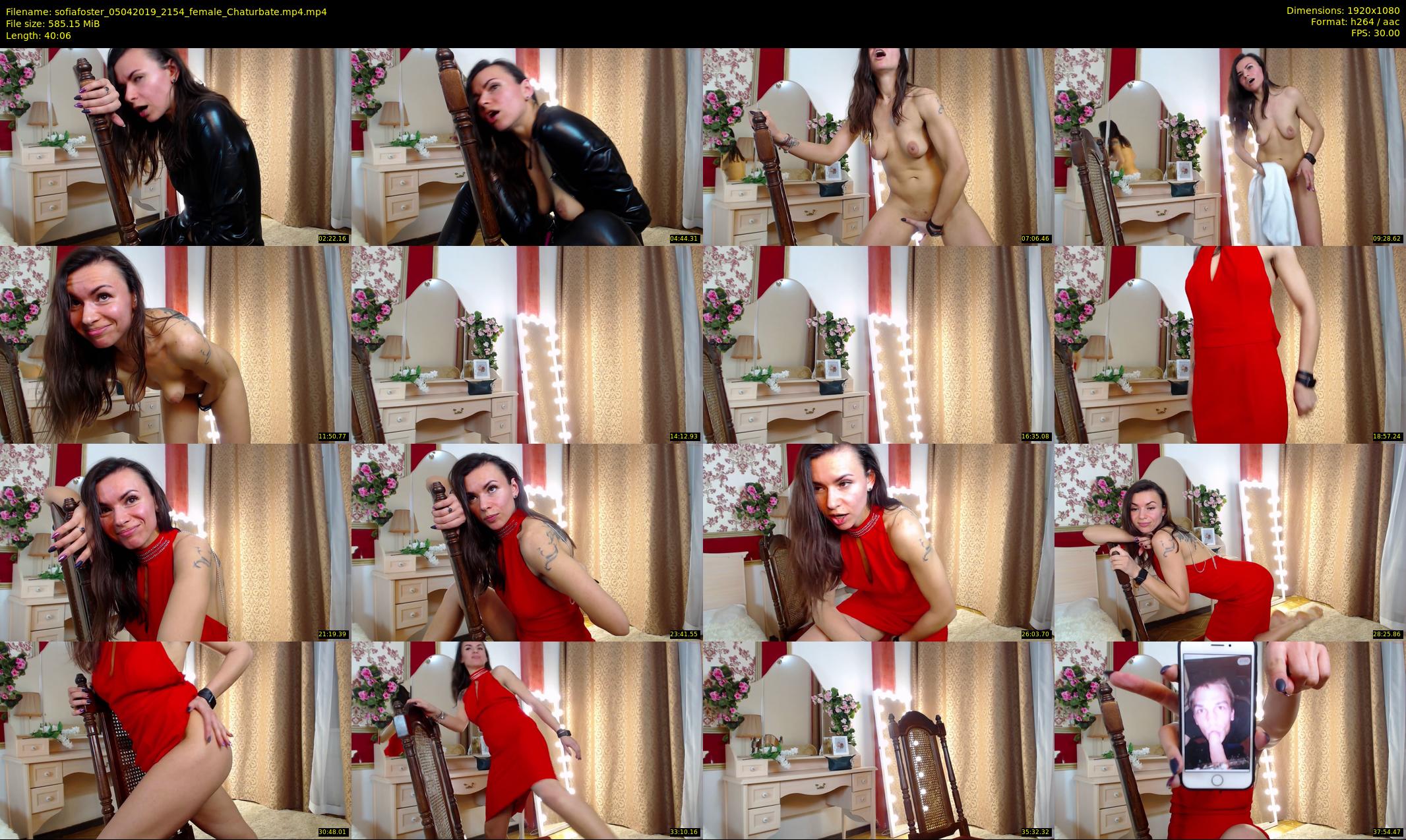 sofiafoster — 41 minute Chaturbate female cam show recording, 1080p, Apr 5, 2019