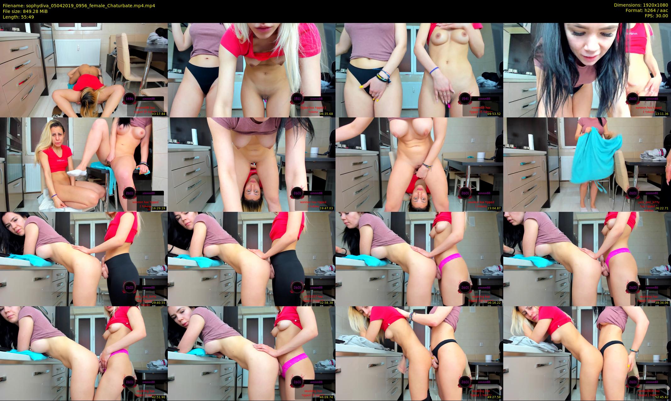 sophydiva — 56 minute Chaturbate female cam show recording, 1080p, Apr 5, 2019