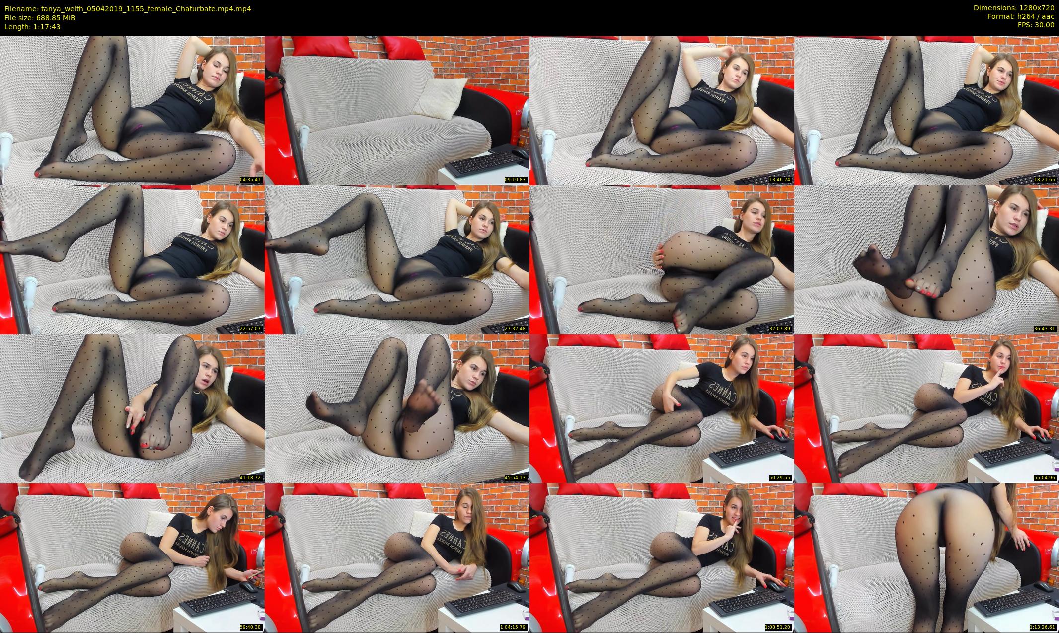 tanya_welth — 78 minute Chaturbate female cam show recording, 720p, Apr 5, 2019