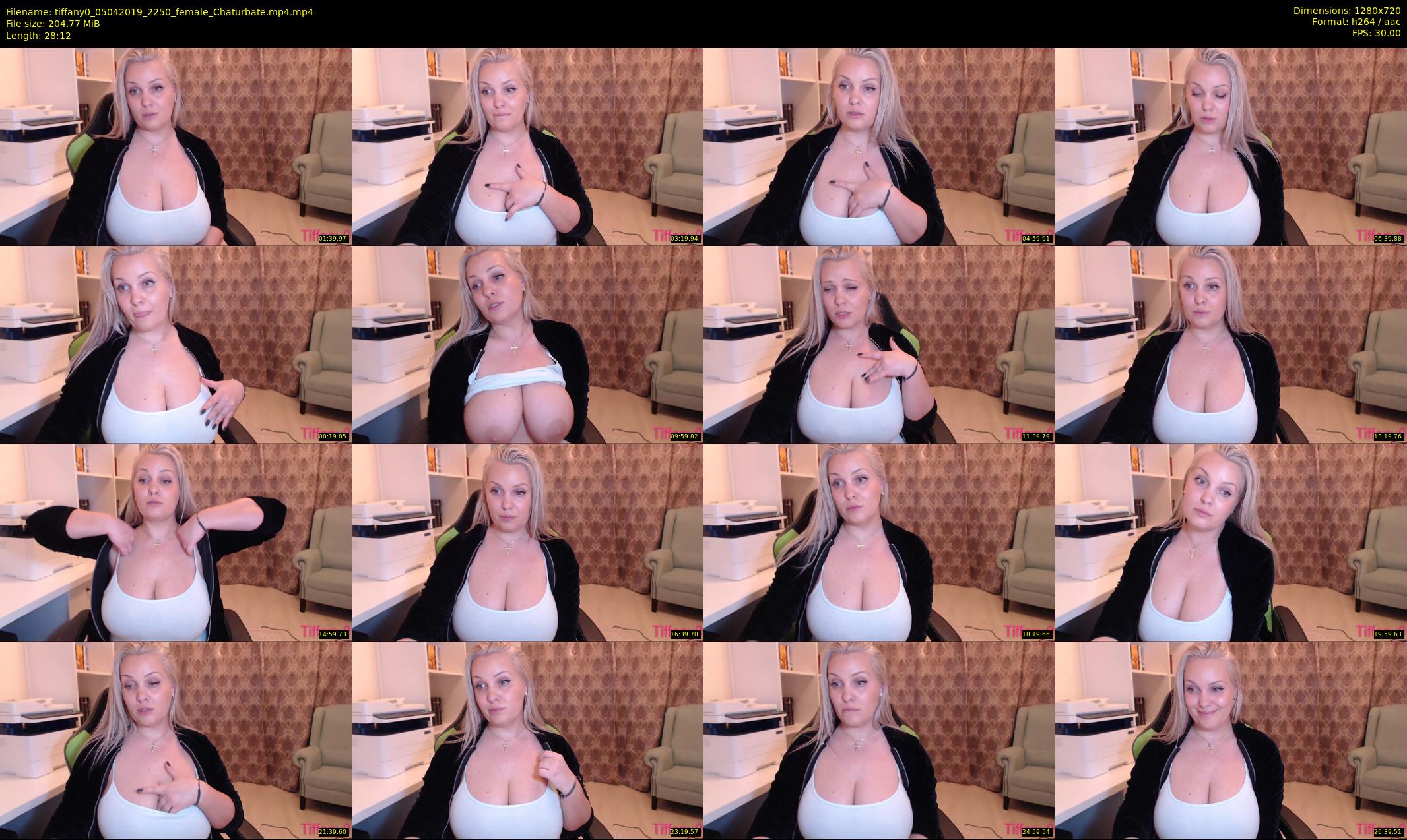 tiffany0 — 29 minute Chaturbate female cam show recording, 720p, Apr 5, 2019