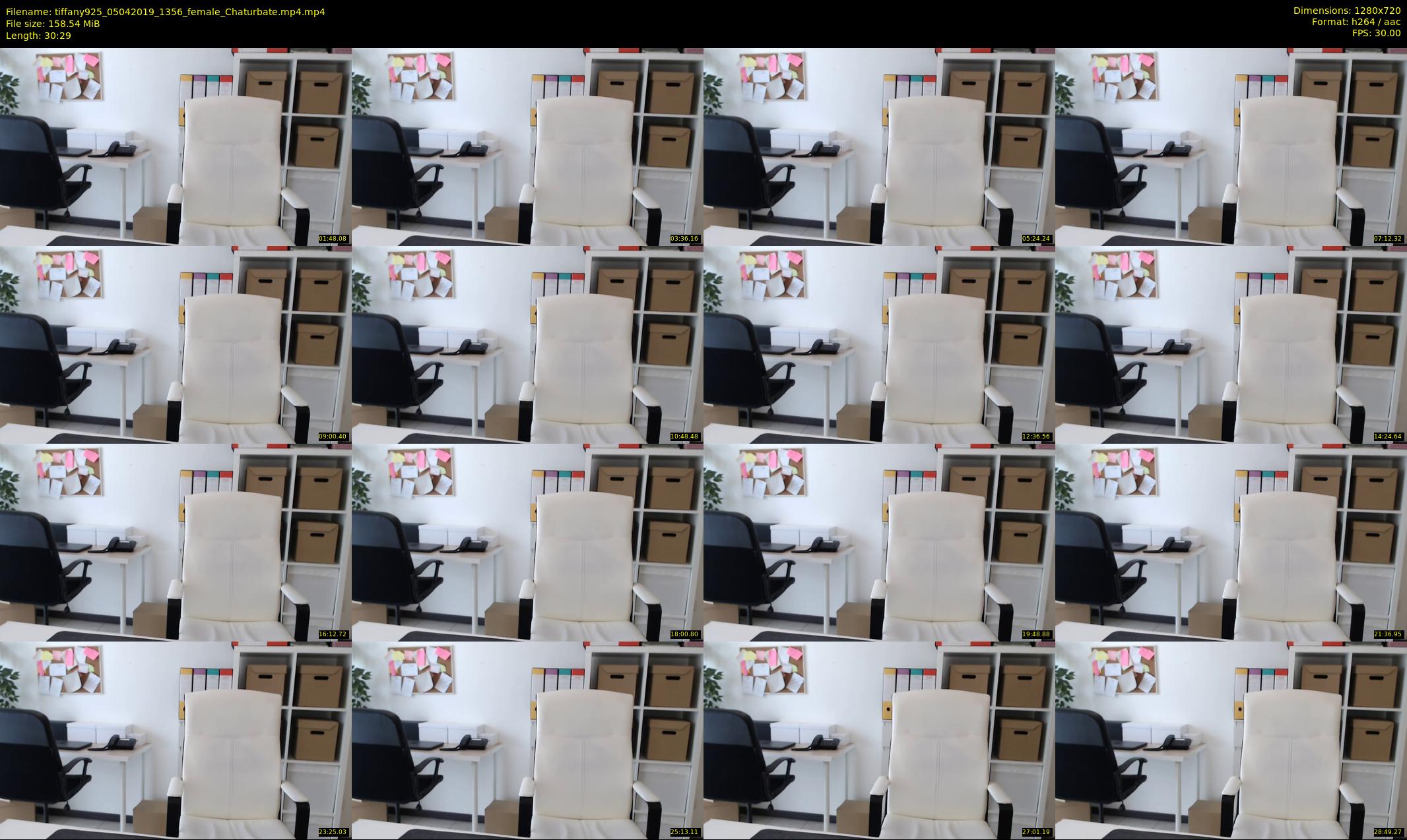tiffany925 — 31 minute Chaturbate female cam show recording, 720p, Apr 5, 2019