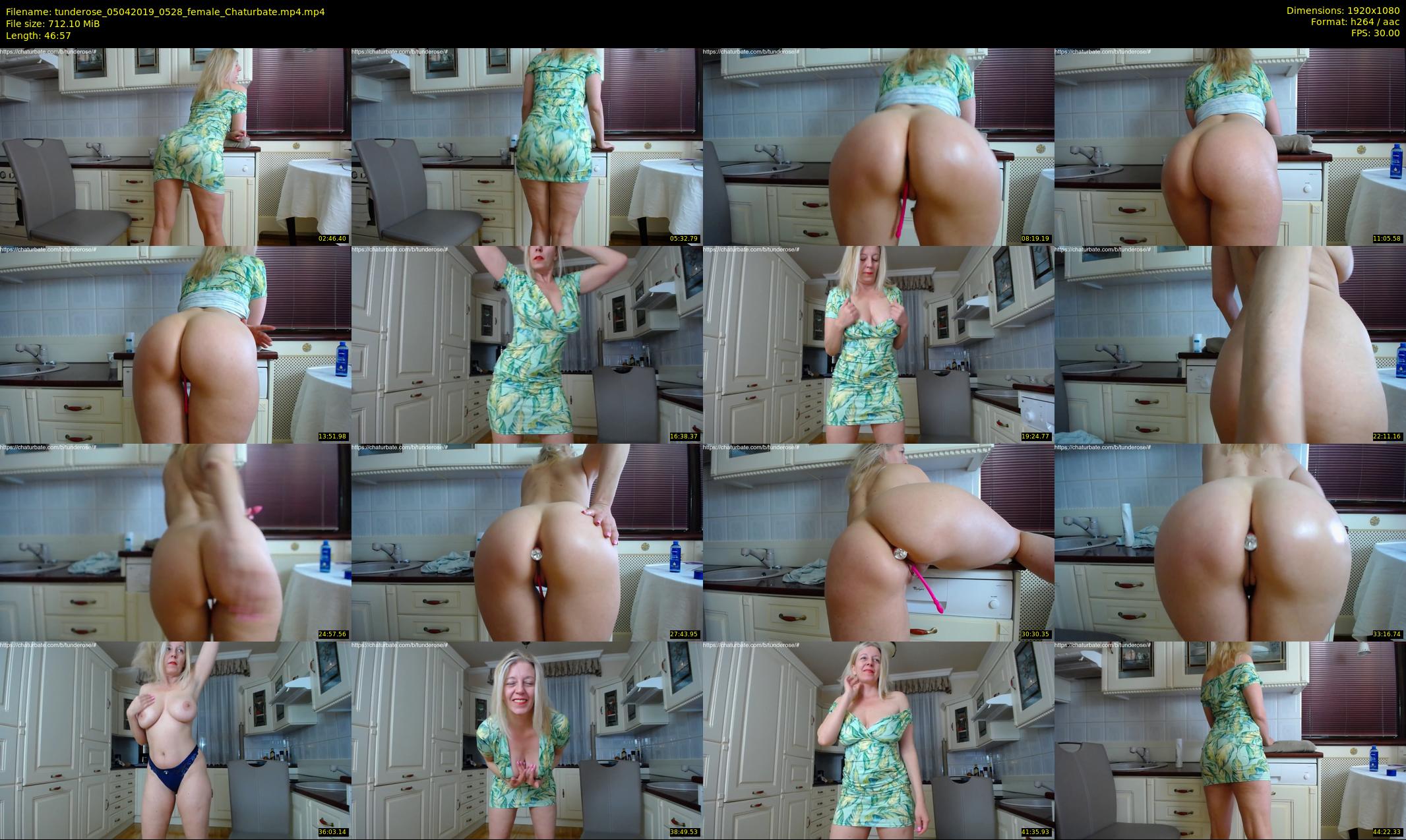 tunderose — 47 minute Chaturbate female cam show recording, 1080p, Apr 5, 2019