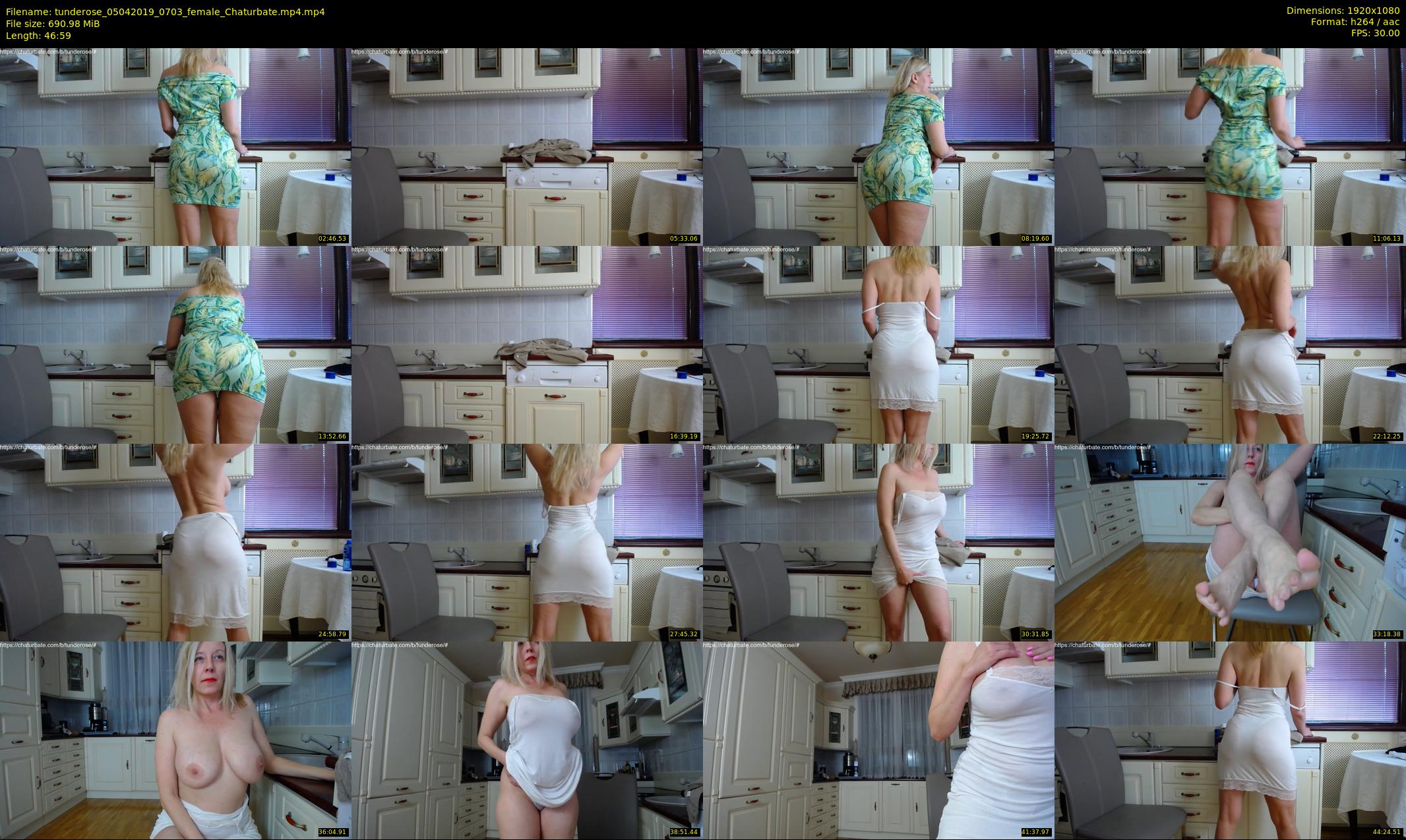 tunderose — 47 minute Chaturbate female cam show recording, 1080p, Apr 5, 2019