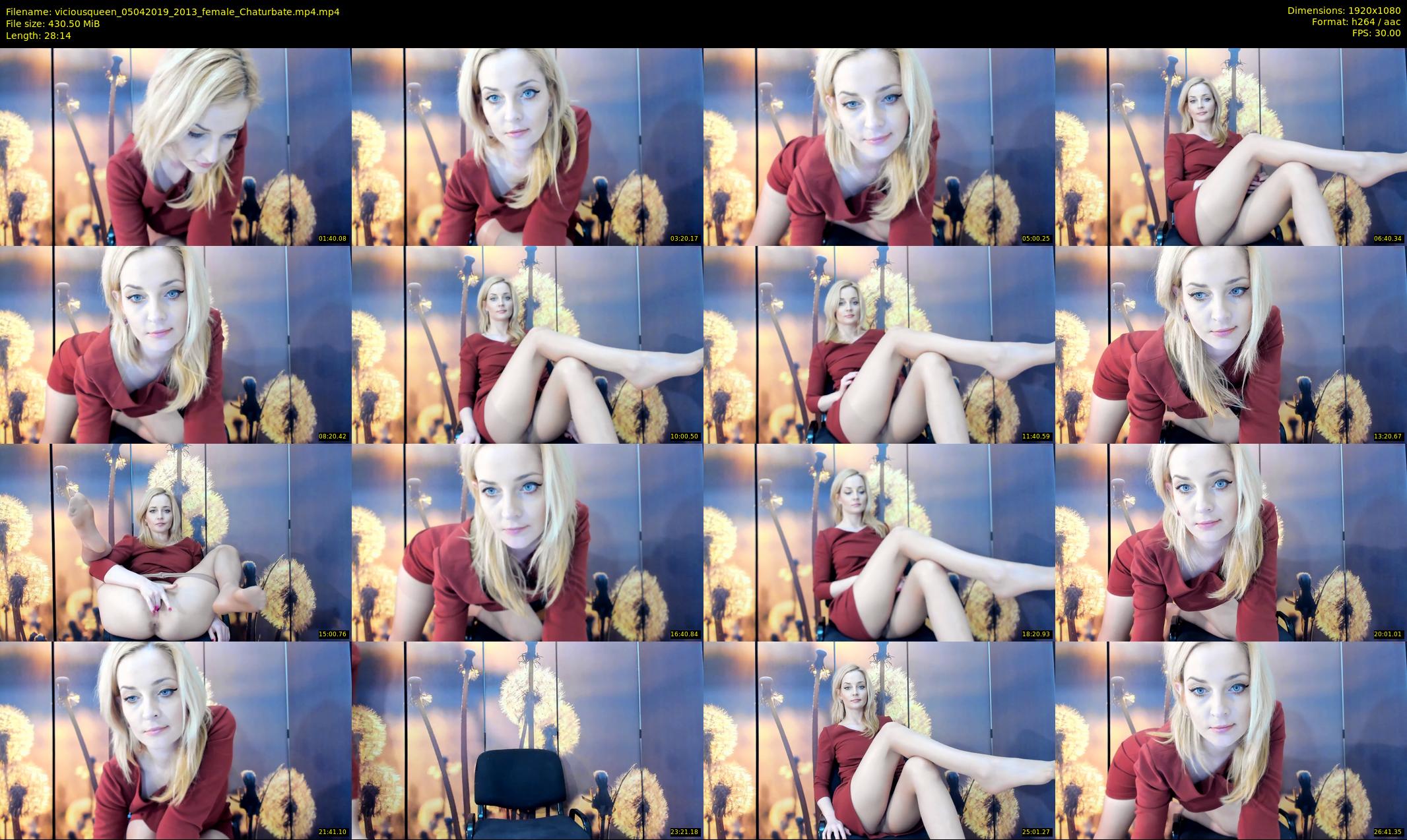 viciousqueen — 29 minute Chaturbate female cam show recording, 1080p, Apr 5, 2019
