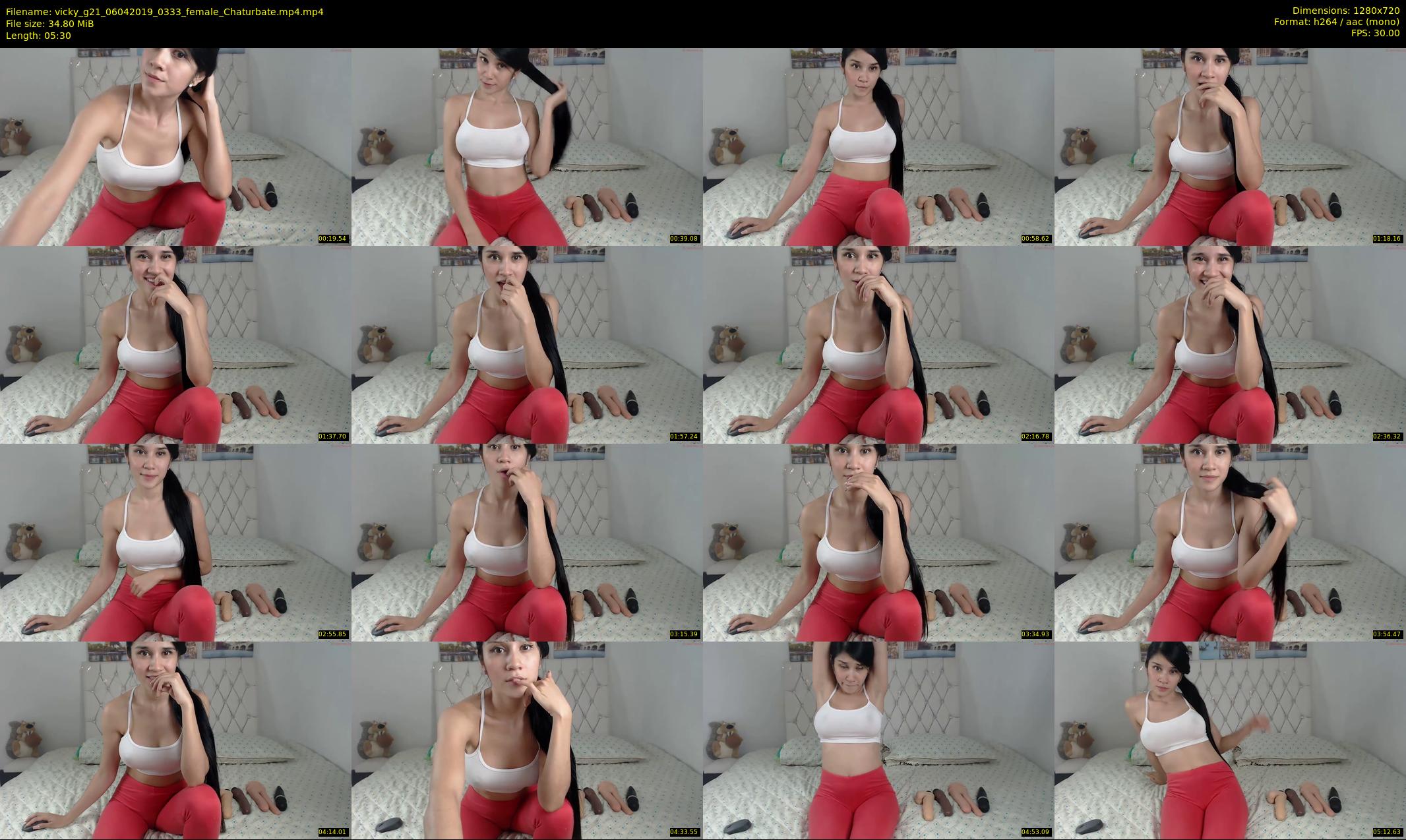 vicky_g21 — 6 minute Chaturbate female cam show recording, 720p, Apr 6, 2019