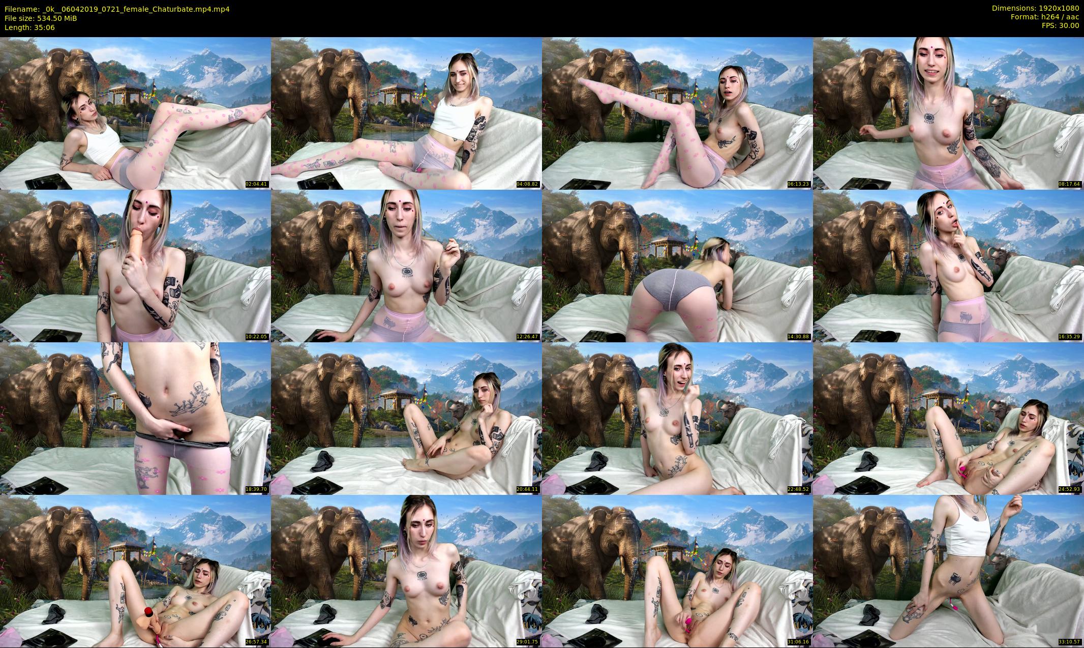 _0k_ — 36 minute Chaturbate female cam show recording, 1080p, Apr 6, 2019