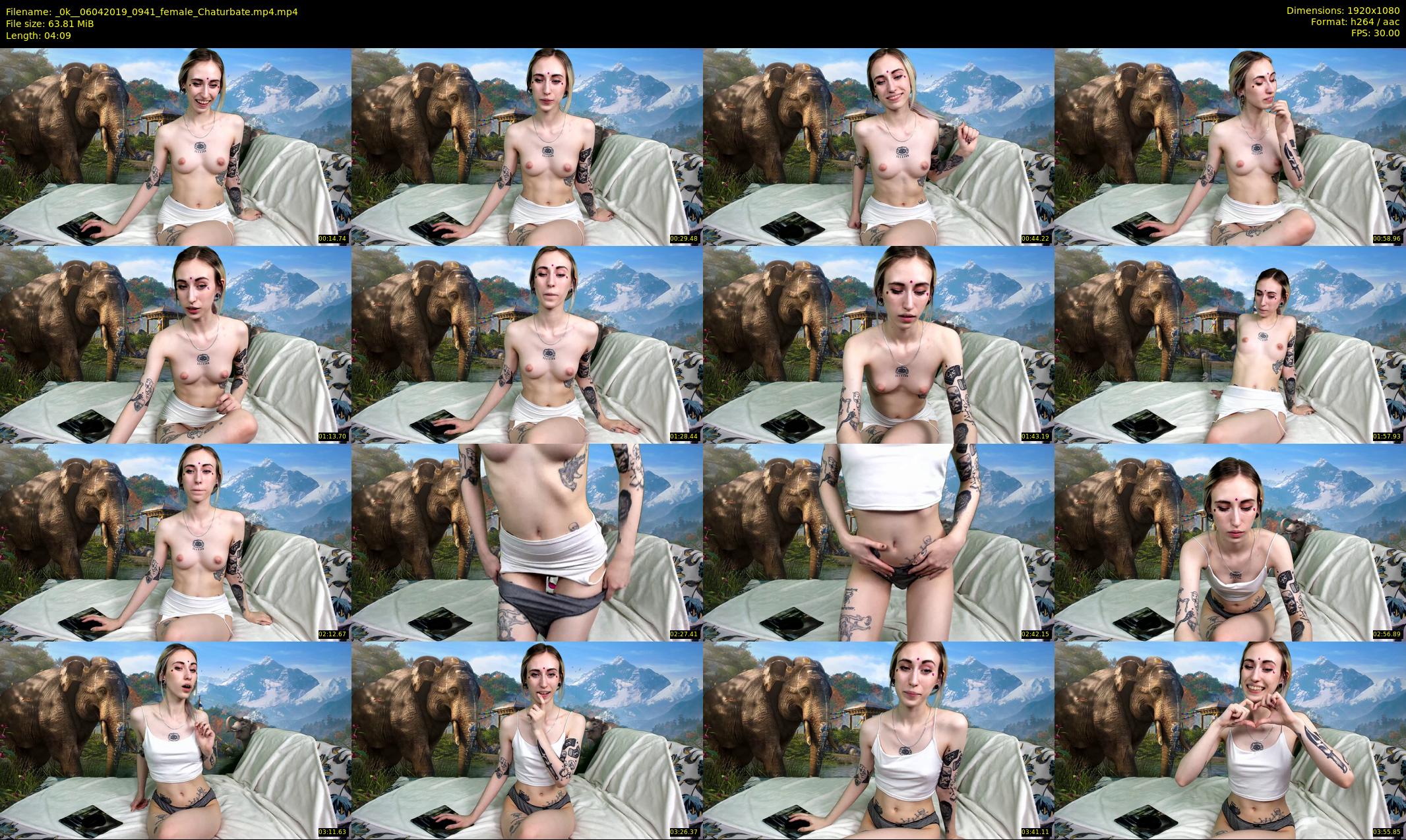 _0k_ — 5 minute Chaturbate female cam show recording, 1080p, Apr 6, 2019