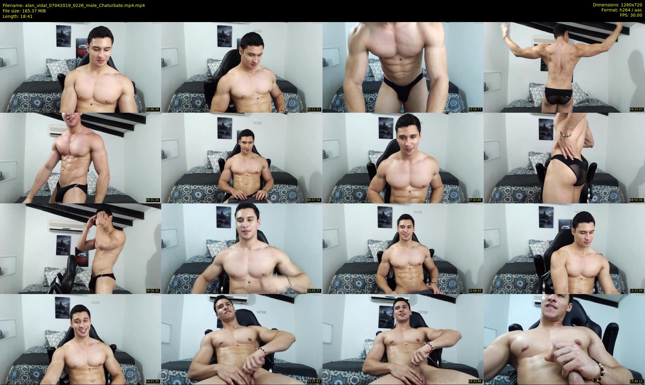 alan_vidal — 19 minute Chaturbate male cam show recording, 720p, Apr 7, 2019