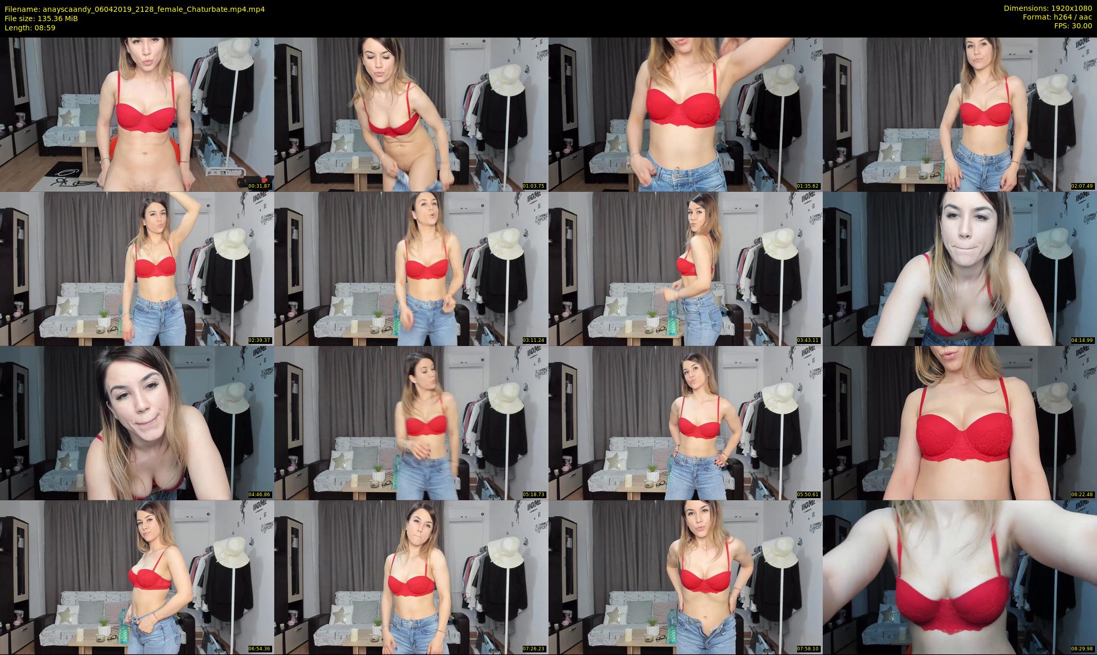 anayscaandy — 9 minute Chaturbate female cam show recording, 1080p, Apr 6, 2019