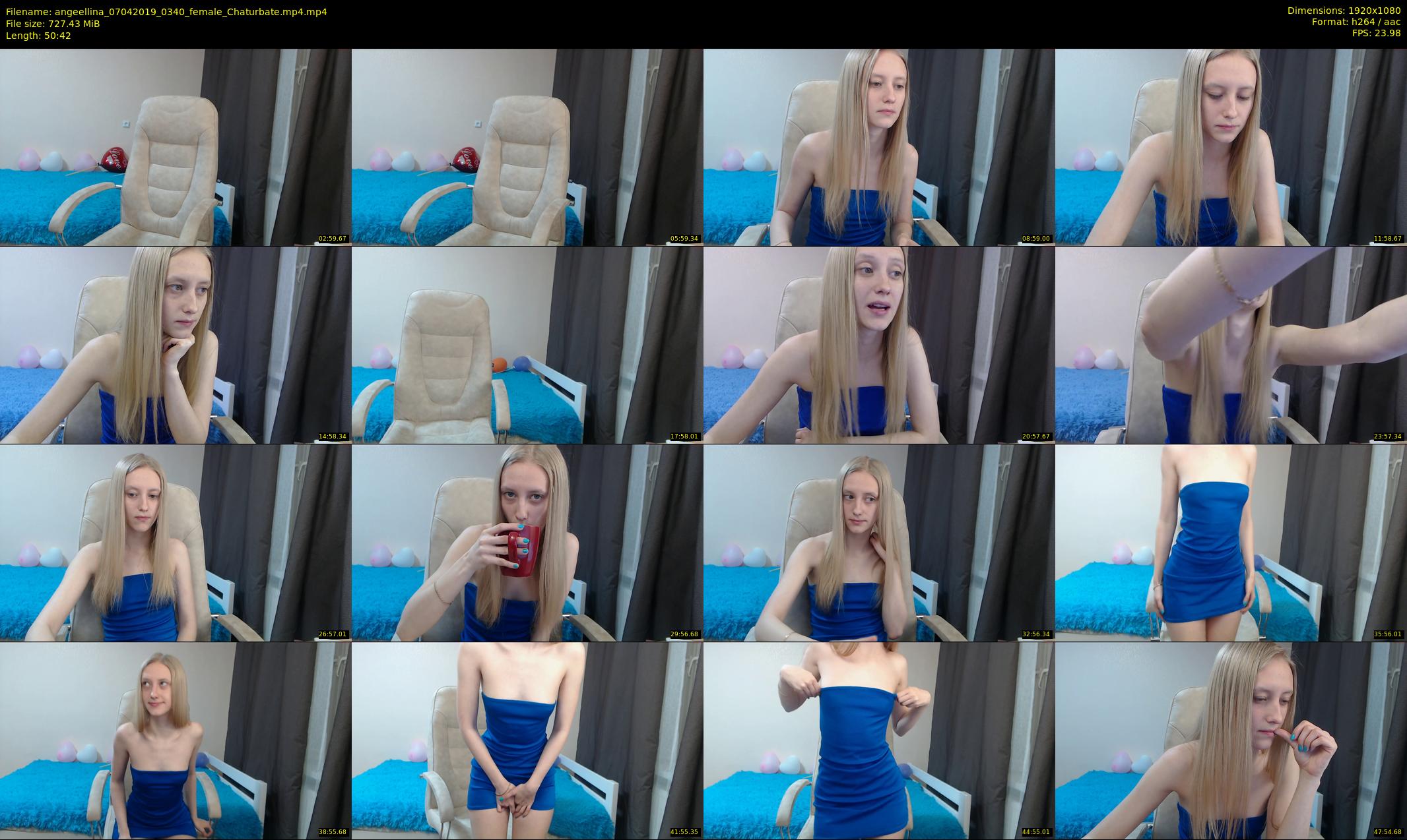 angeellina — 51 minute Chaturbate female cam show recording, 1080p, Apr 7, 2019