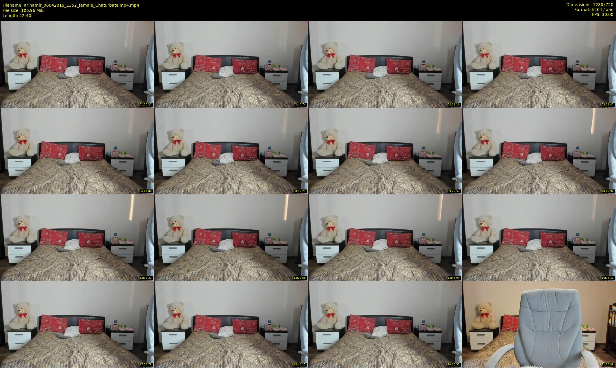 arinamir — 23 minute Chaturbate female cam show recording, 720p, Apr 6, 2019