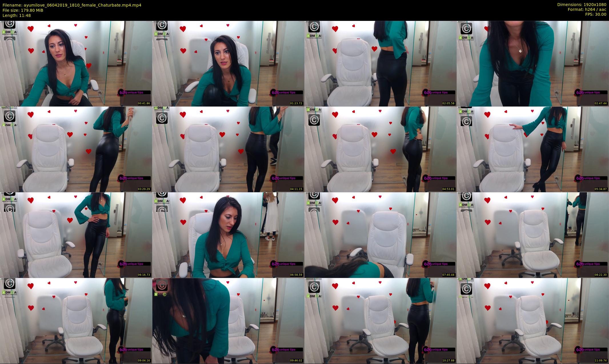 ayumilove — 12 minute Chaturbate female cam show recording, 1080p, Apr 6, 2019