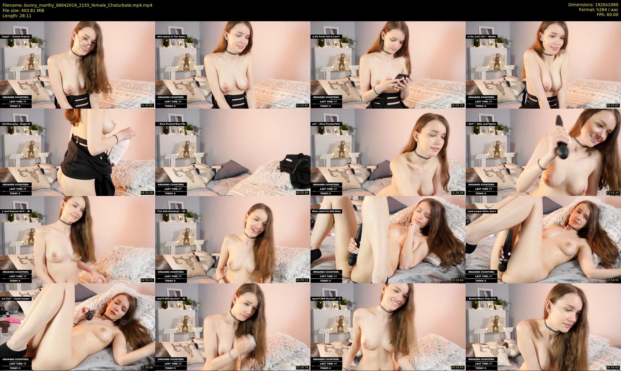 bunny_marthy — 29 minute Chaturbate female cam show recording, 1080p, Apr 6, 2019