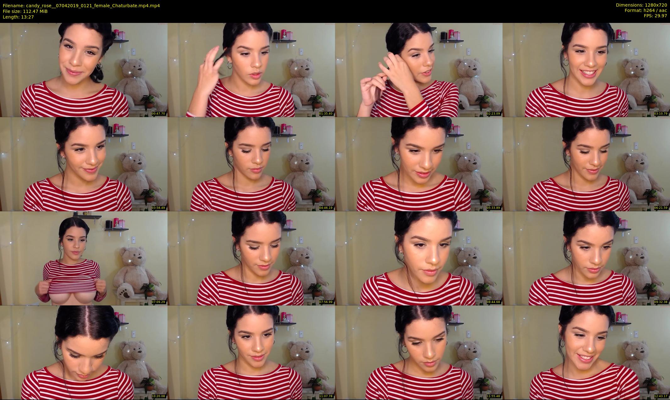 candy_rose_ — 14 minute Chaturbate female cam show recording, 720p, Apr 7, 2019