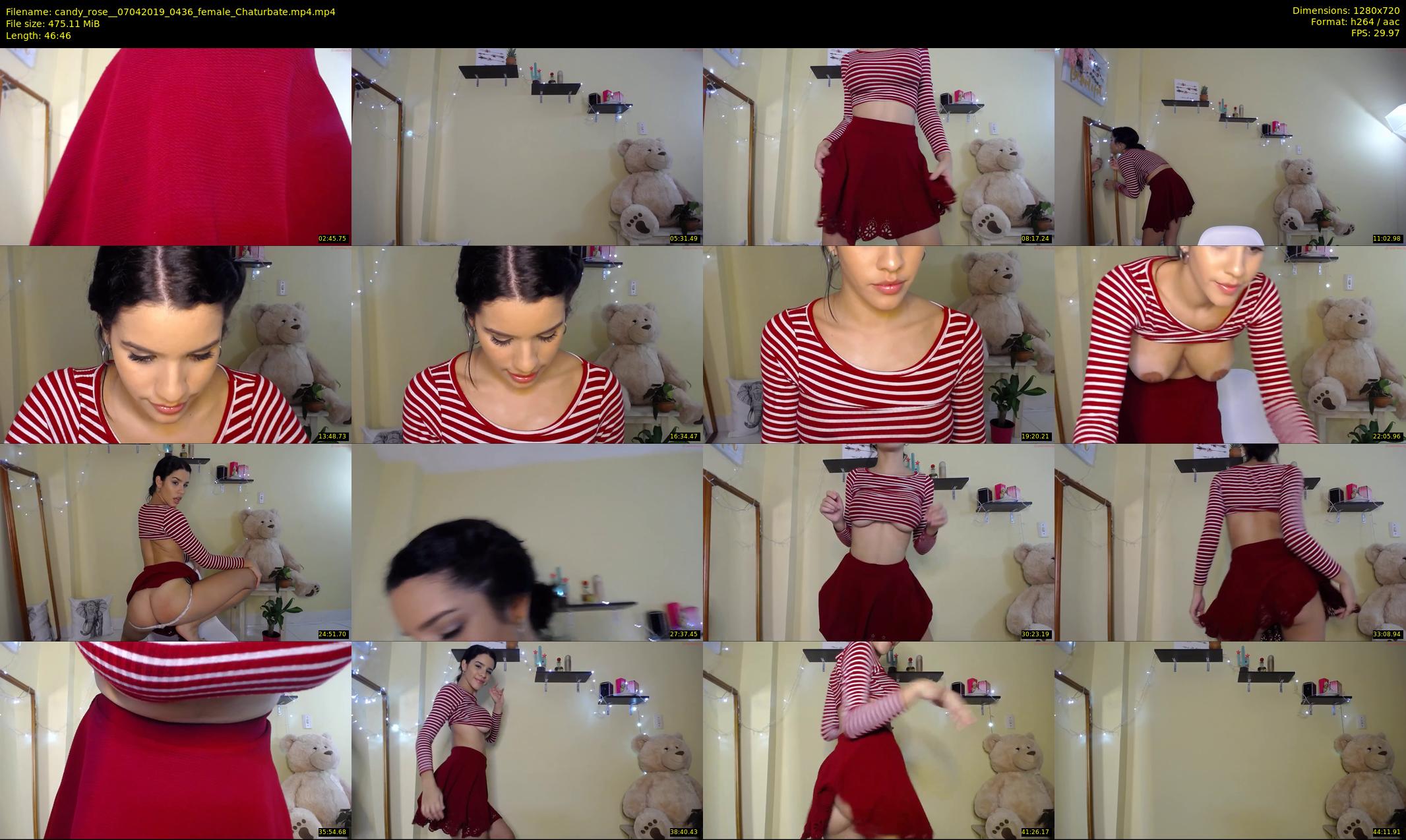 candy_rose_ — 47 minute Chaturbate female cam show recording, 720p, Apr 7, 2019
