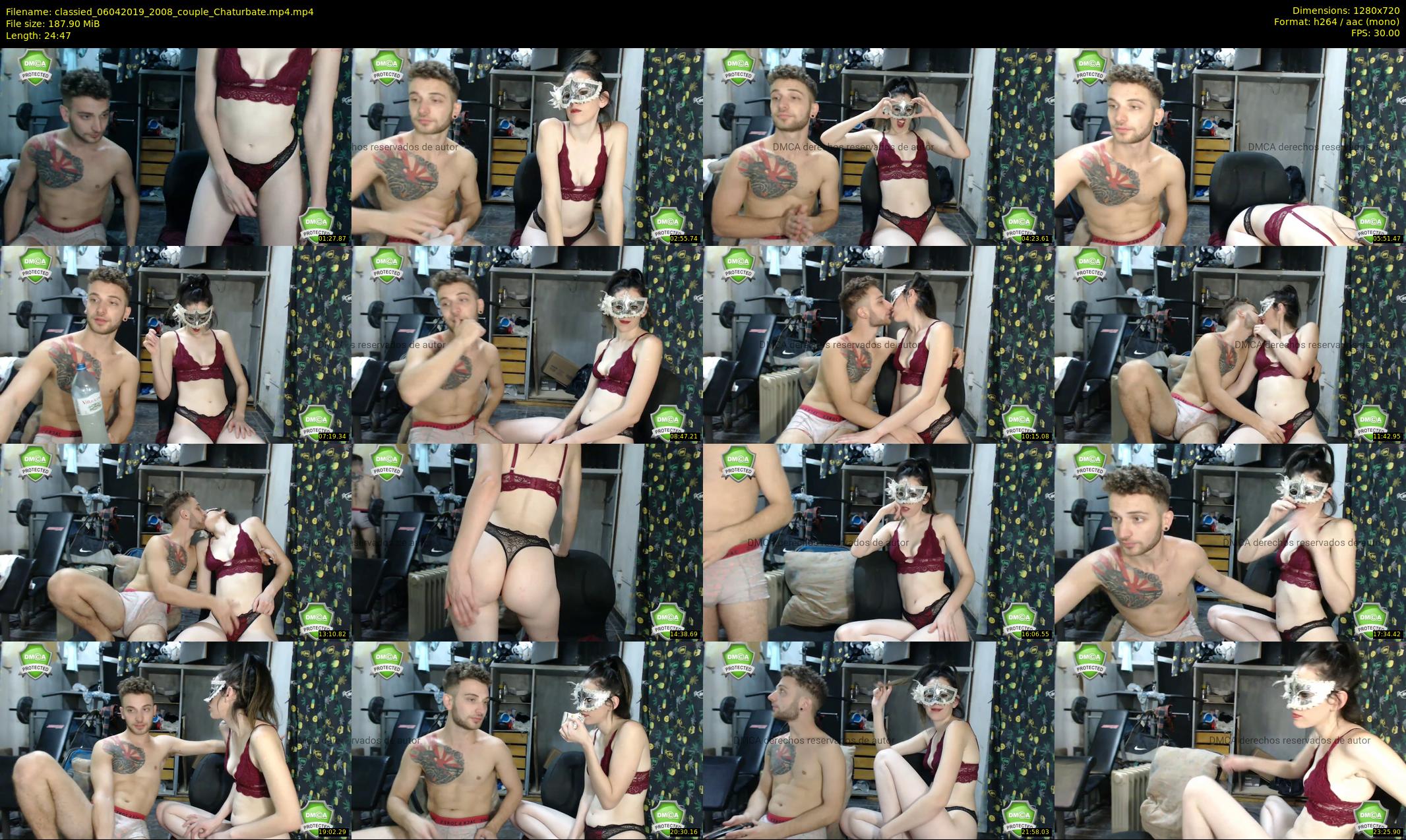 classied — 25 minute Chaturbate male cam show recording, 720p, Apr 6, 2019