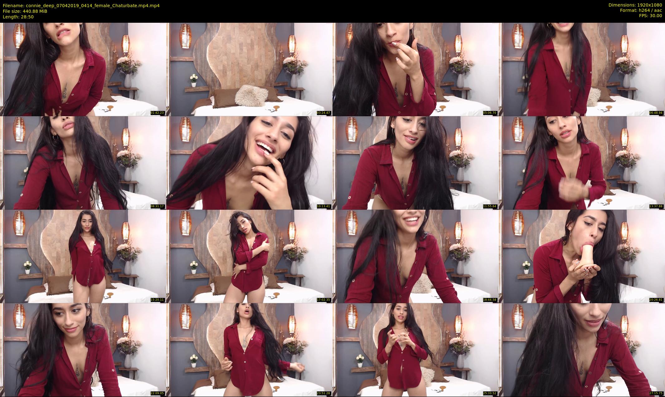 connie_deep — 29 minute Chaturbate female cam show recording, 1080p, Apr 7, 2019