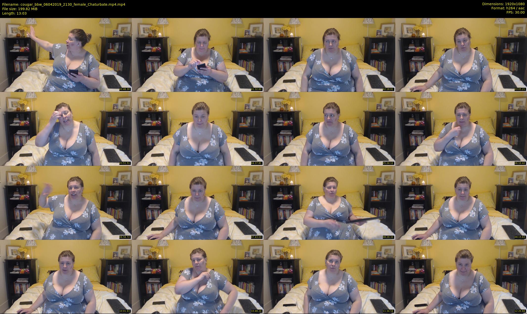 cougar_bbw — 14 minute Chaturbate female cam show recording, 1080p, Apr 6, 2019
