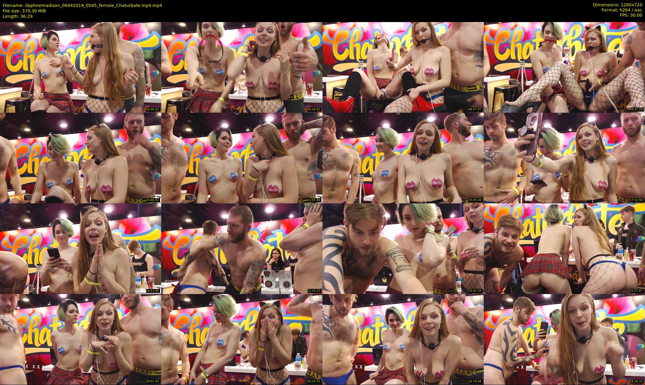 daphnemadison — 37 minute Chaturbate couple cam show recording, 720p, Apr 6, 2019