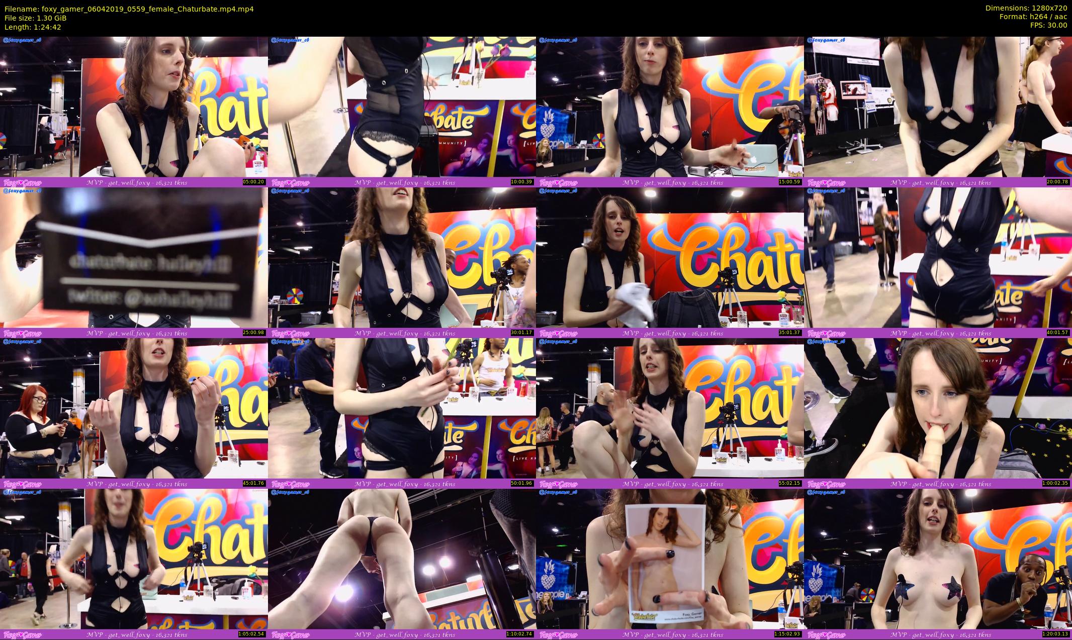 foxy_gamer — 85 minute Chaturbate female cam show recording, 720p, Apr 6, 2019