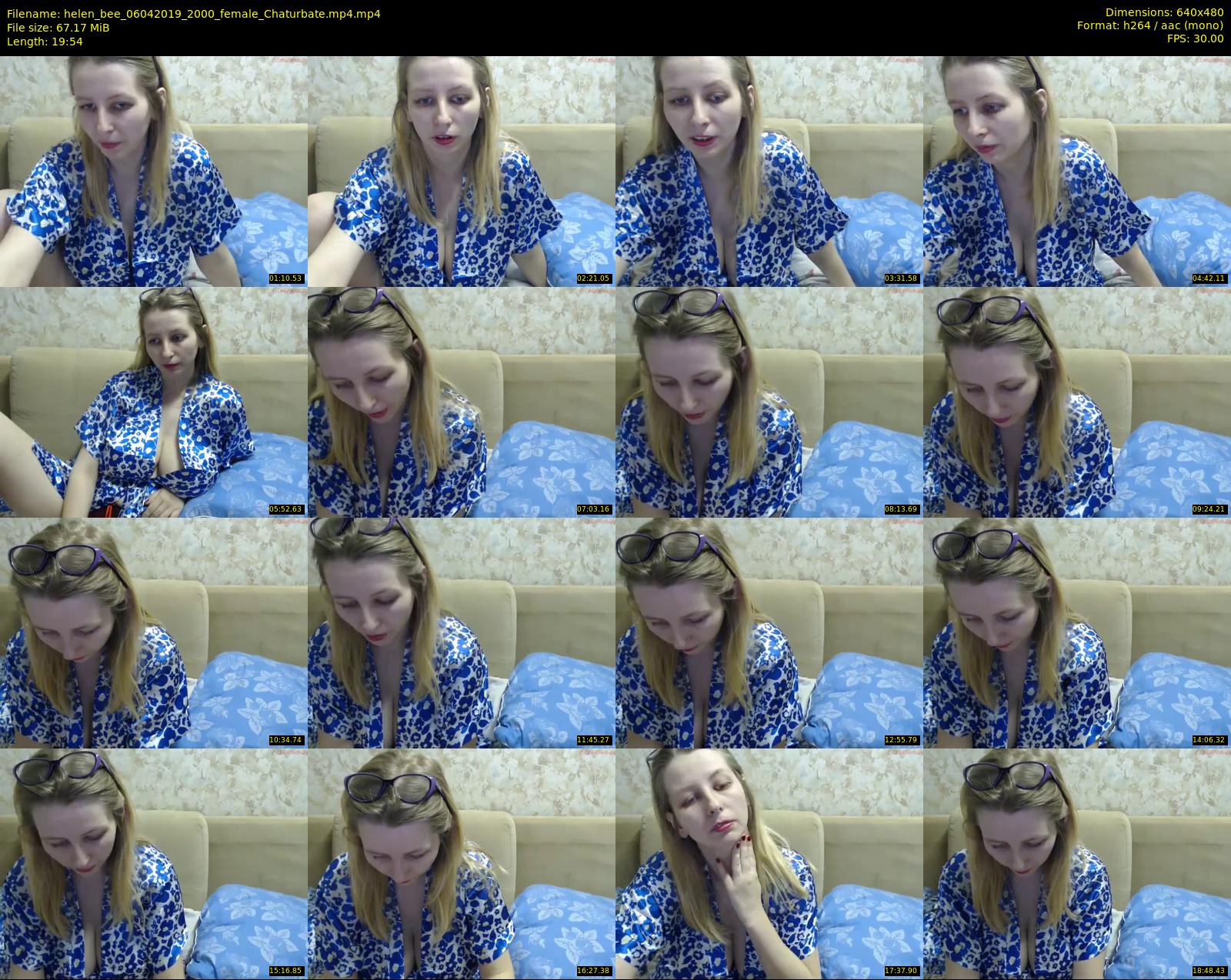 helen_bee — 20 minute Chaturbate female cam show recording, 480p, Apr 6, 2019