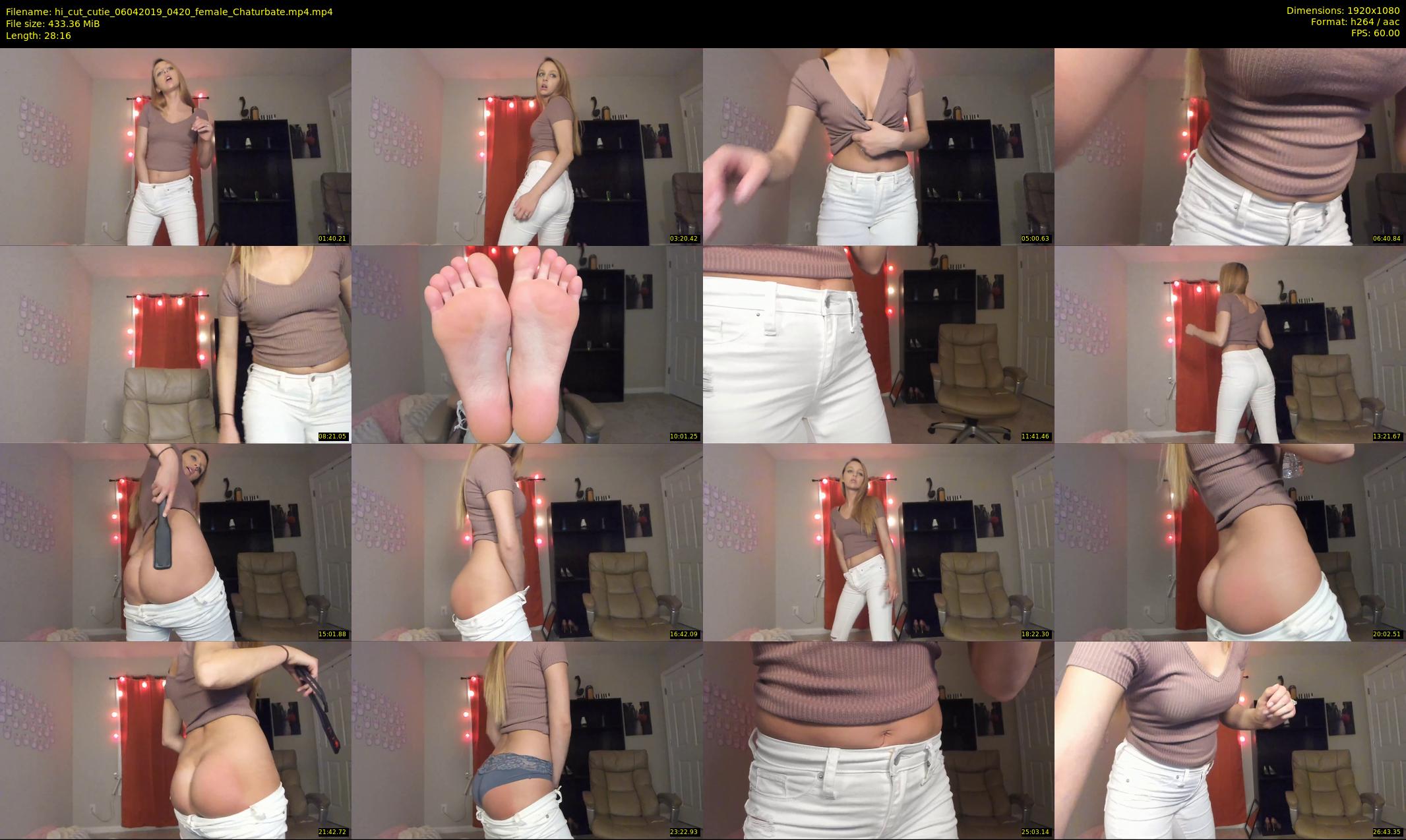 hi_cut_cutie — 29 minute Chaturbate female cam show recording, 1080p, Apr 6, 2019