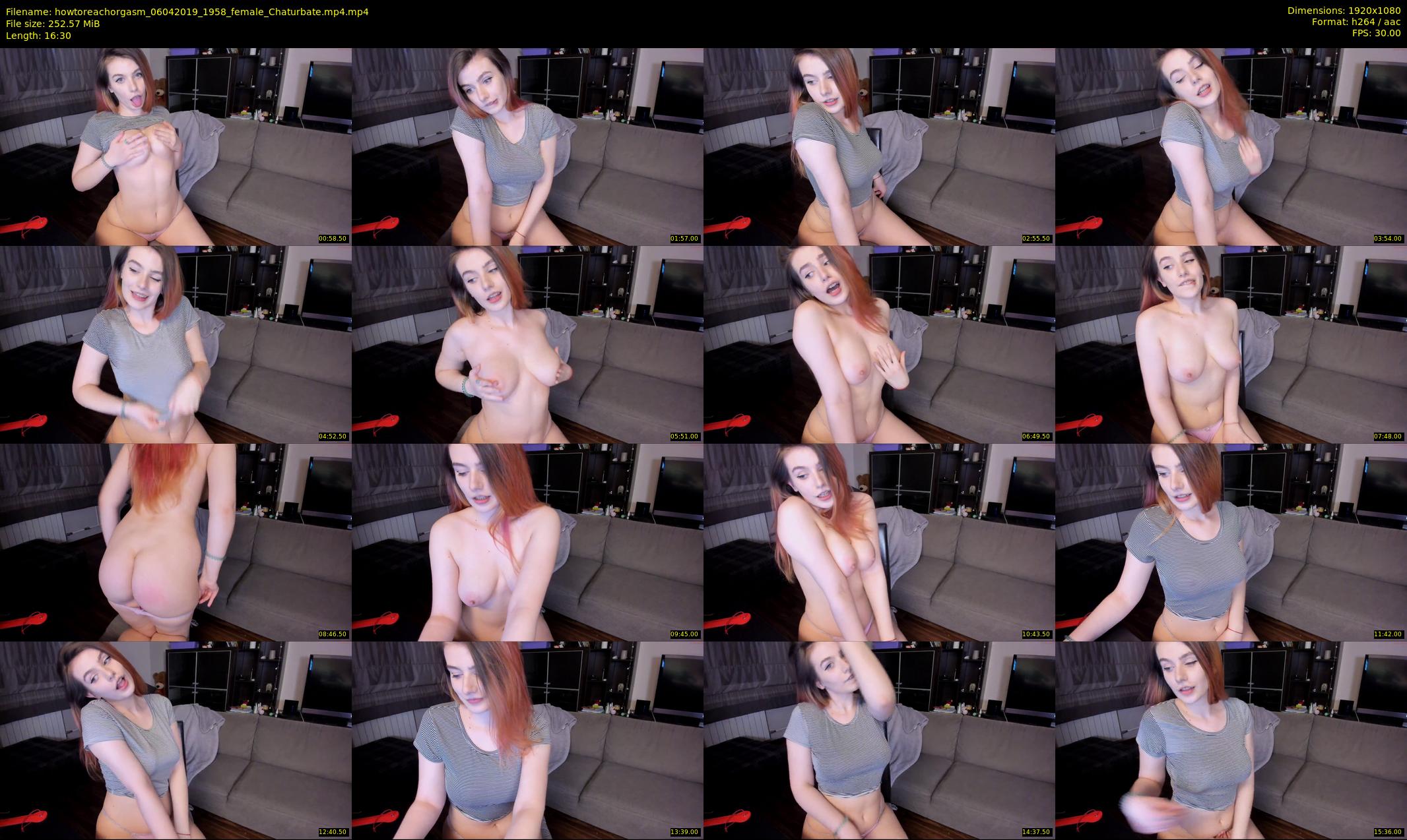 howtoreachorgasm — 17 minute Chaturbate couple cam show recording, 1080p, Apr 6, 2019