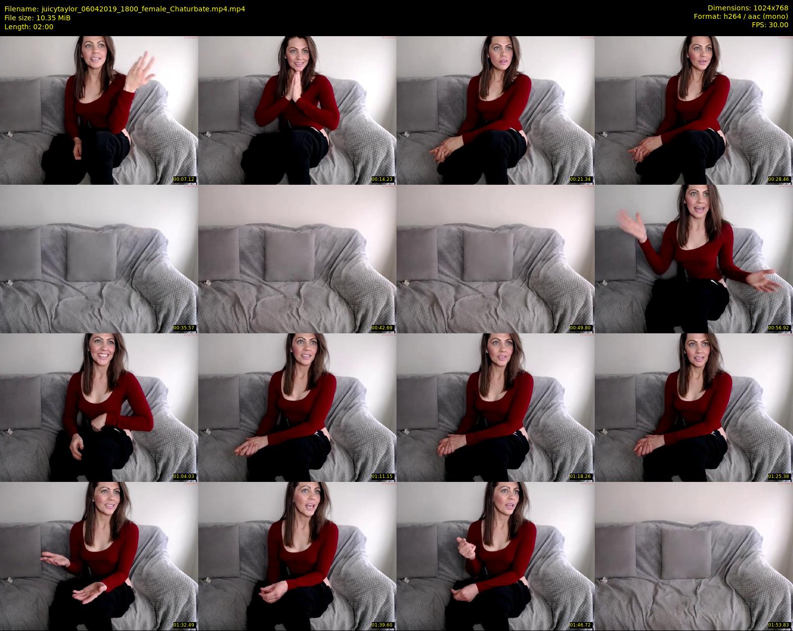 juicytaylor — 2 minute Chaturbate female cam show recording, 720p, Apr 6, 2019
