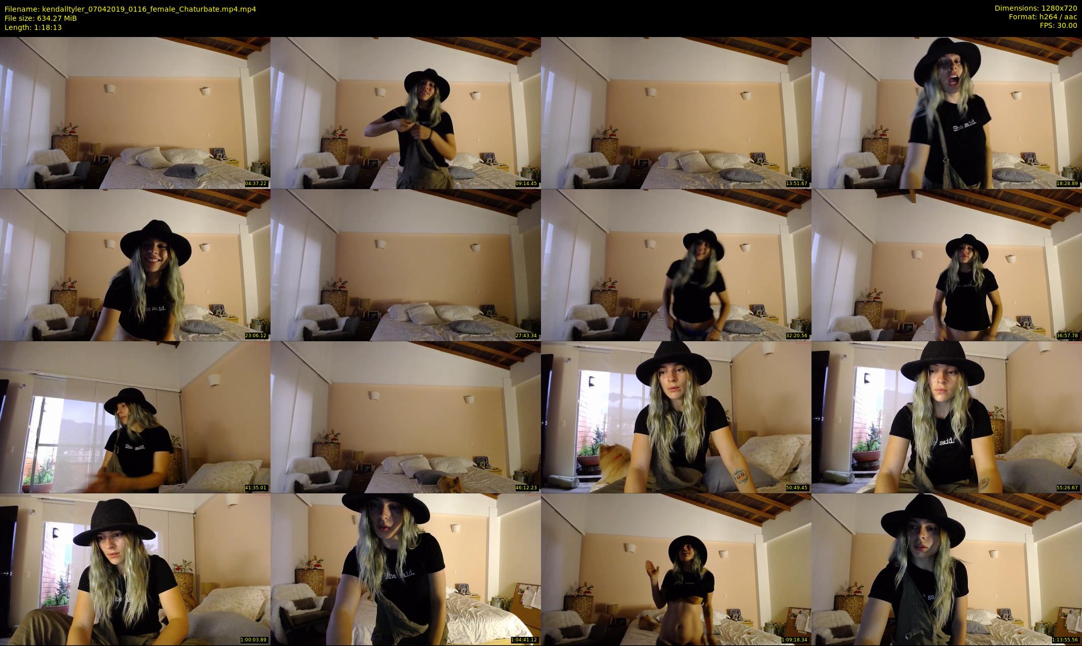 kendalltyler — 79 minute Chaturbate female cam show recording, 720p, Apr 7, 2019