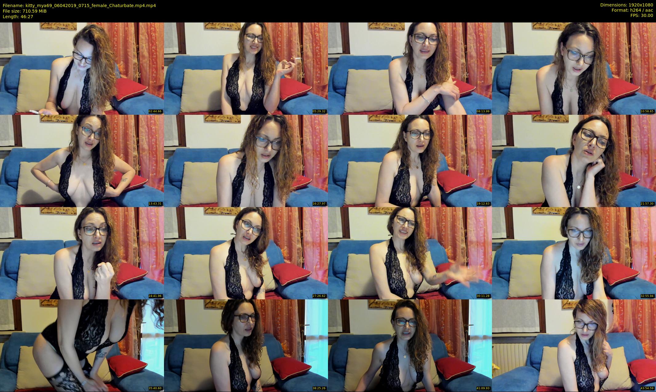 kitty_mya69 — 47 minute Chaturbate female cam show recording, 1080p, Apr 6, 2019