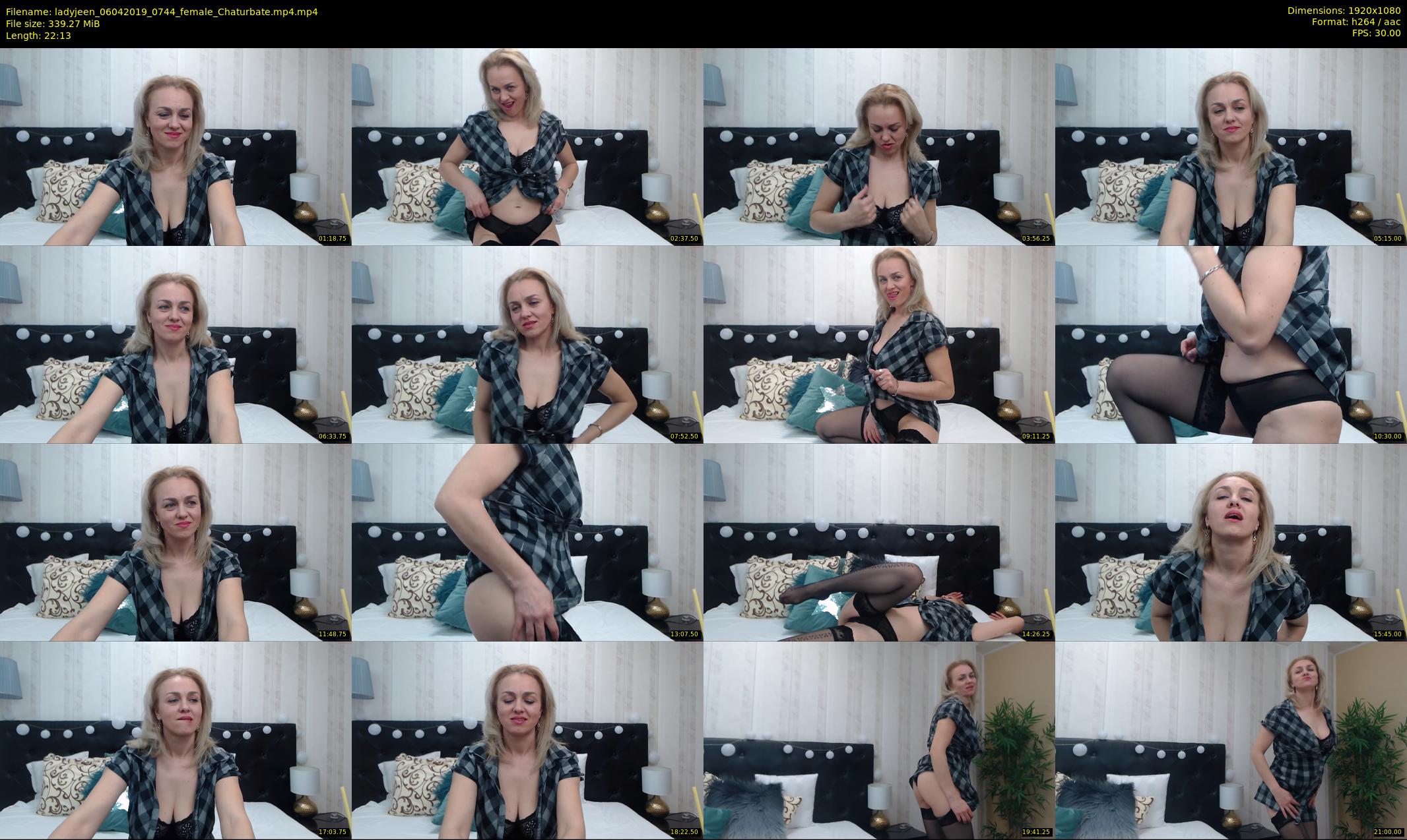 ladyjeen — 23 minute Chaturbate female cam show recording, 1080p, Apr 6, 2019