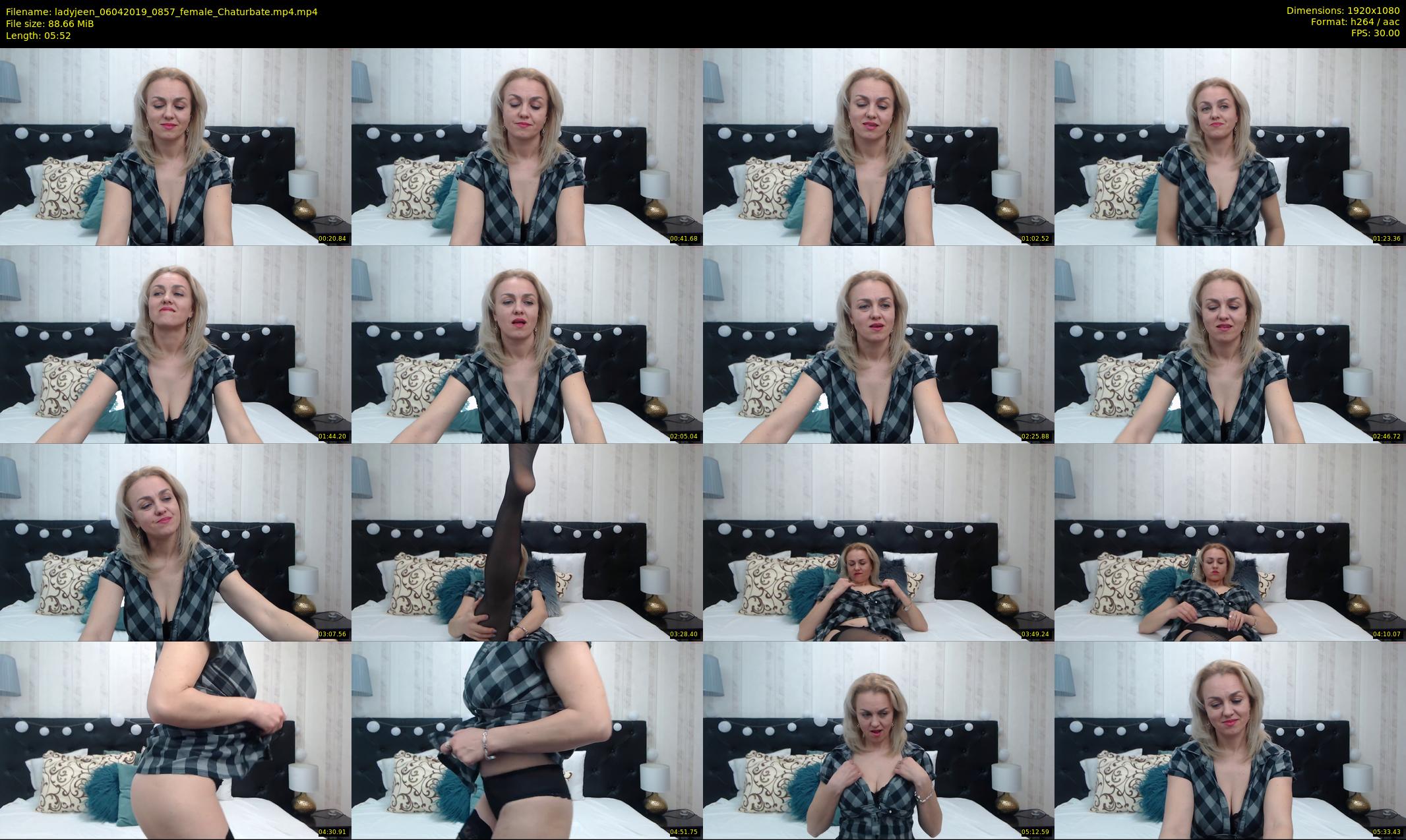 ladyjeen — 6 minute Chaturbate female cam show recording, 1080p, Apr 6, 2019