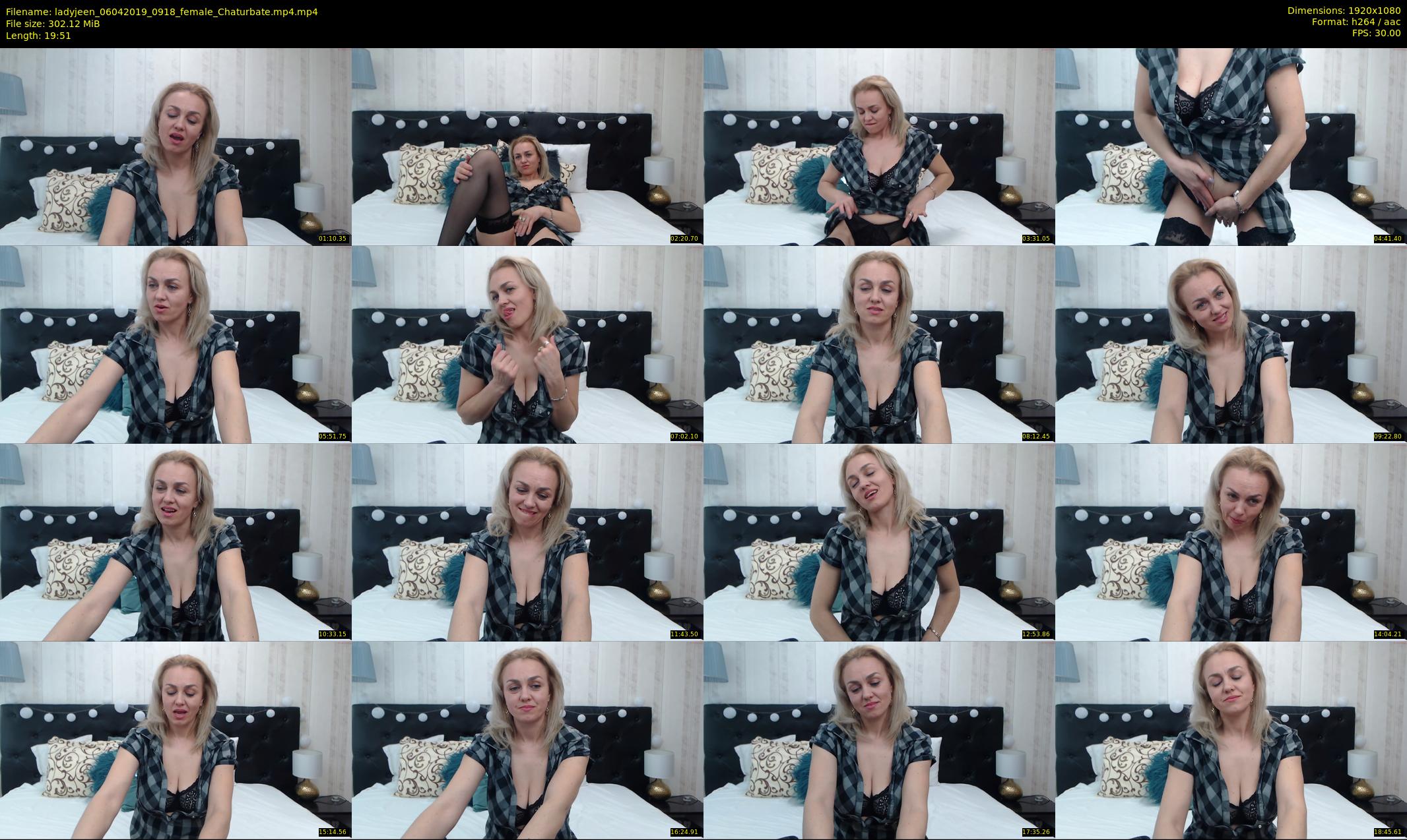 ladyjeen — 20 minute Chaturbate female cam show recording, 1080p, Apr 6, 2019