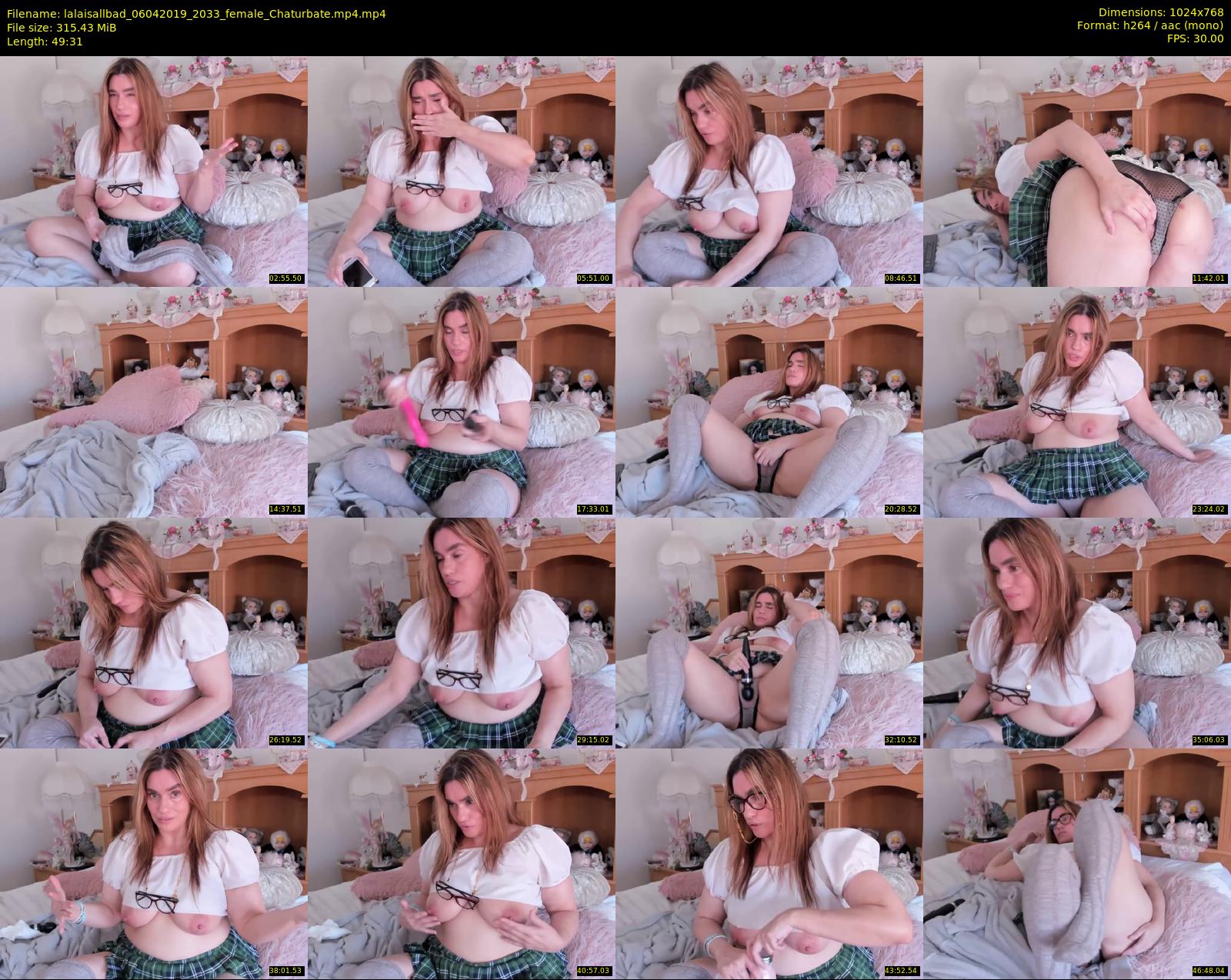 lalaisallbad — 50 minute Chaturbate female cam show recording, 720p, Apr 6, 2019