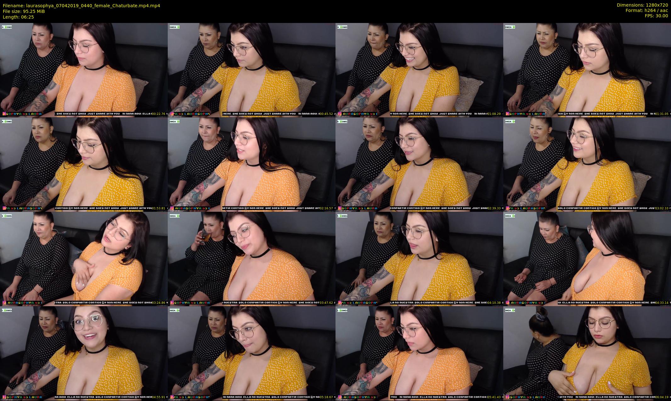 laurasophya — 7 minute Chaturbate female cam show recording, 720p, Apr 7, 2019