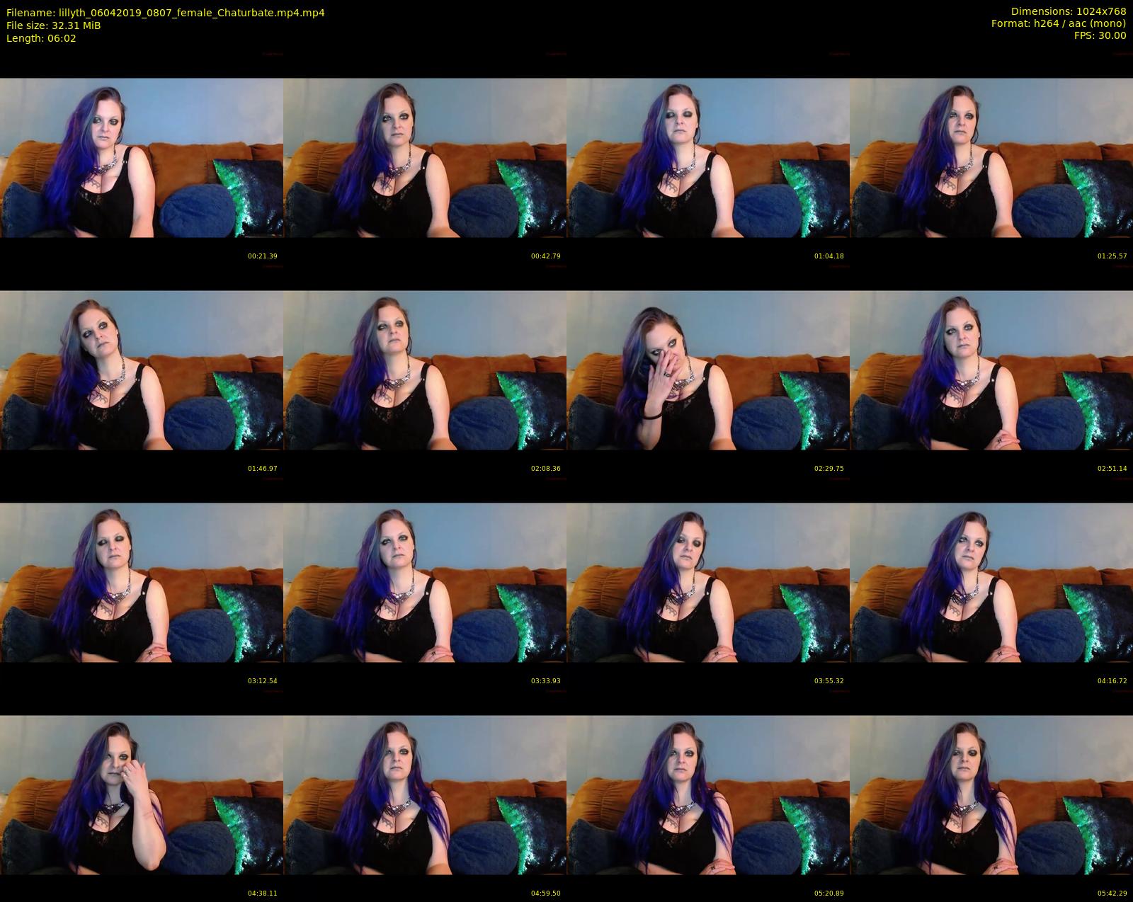 lillyth — 7 minute Chaturbate female cam show recording, 720p, Apr 6, 2019