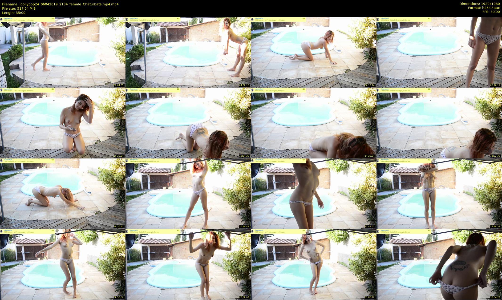 loollypop24 — 35 minute Chaturbate female cam show recording, 1080p, Apr 6, 2019