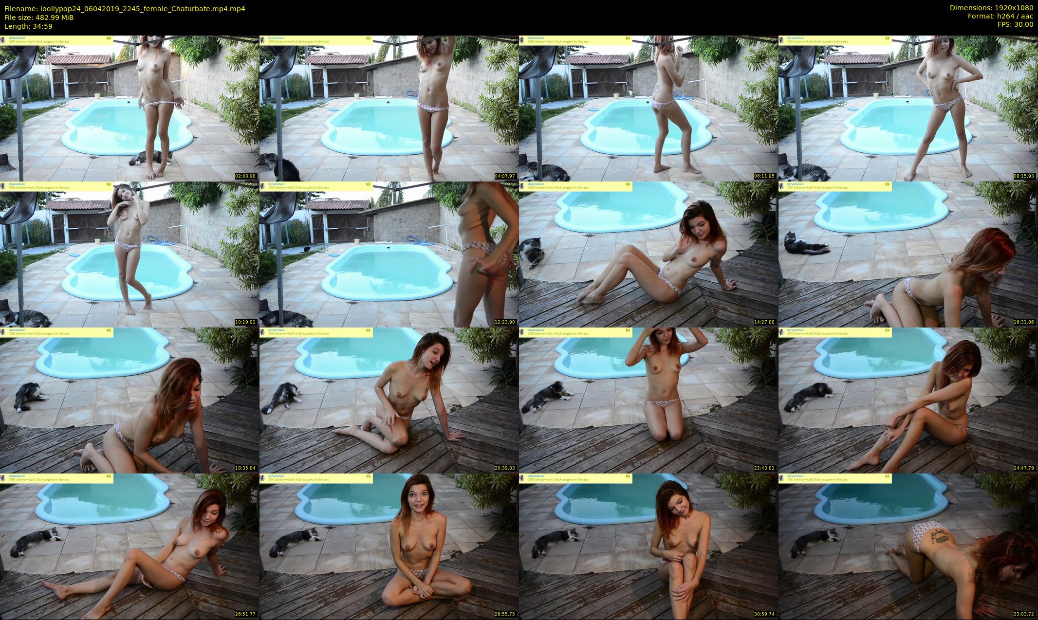 loollypop24 — 35 minute Chaturbate female cam show recording, 1080p, Apr 6, 2019