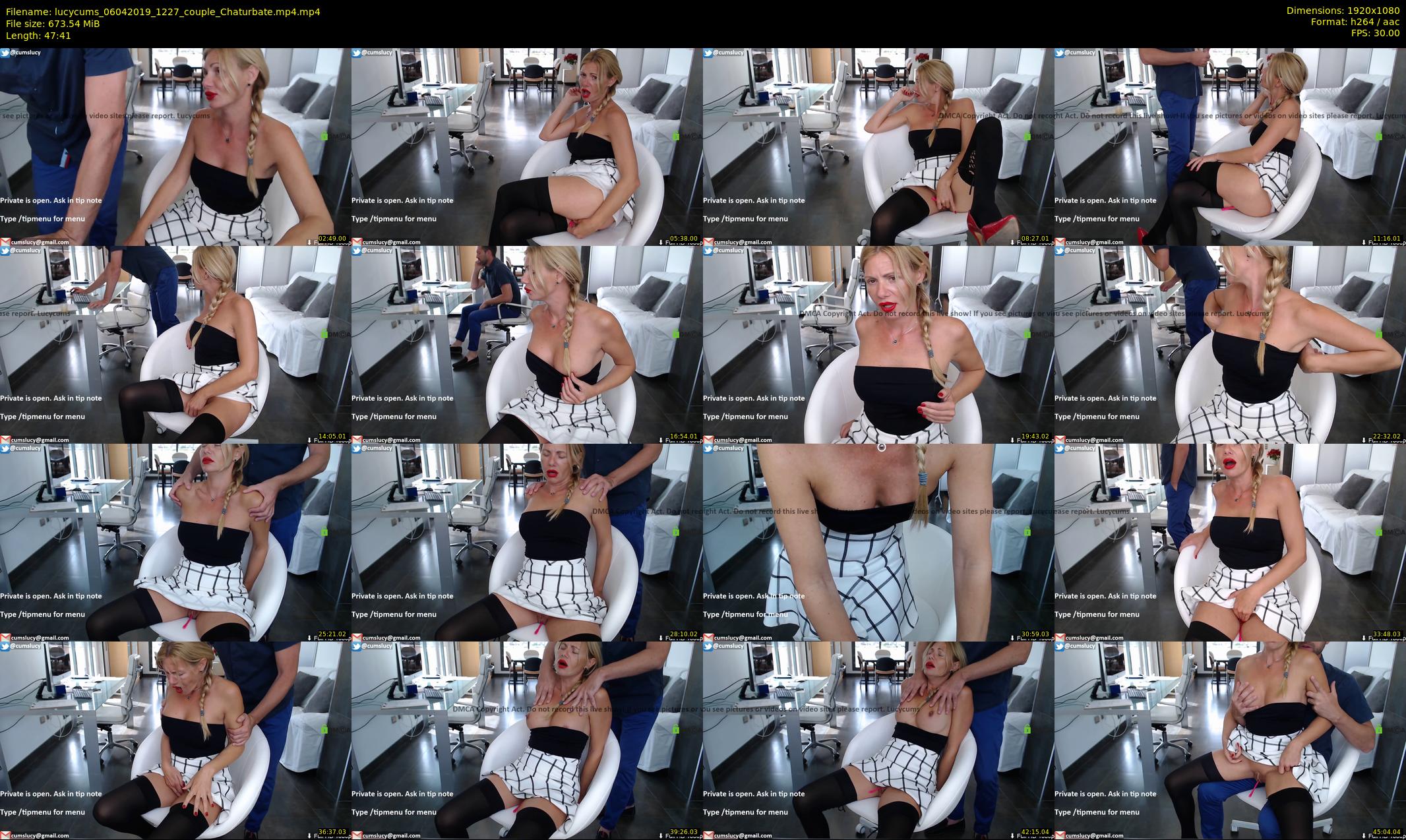lucycums — 48 minute Chaturbate couple cam show recording, 1080p, Apr 6, 2019